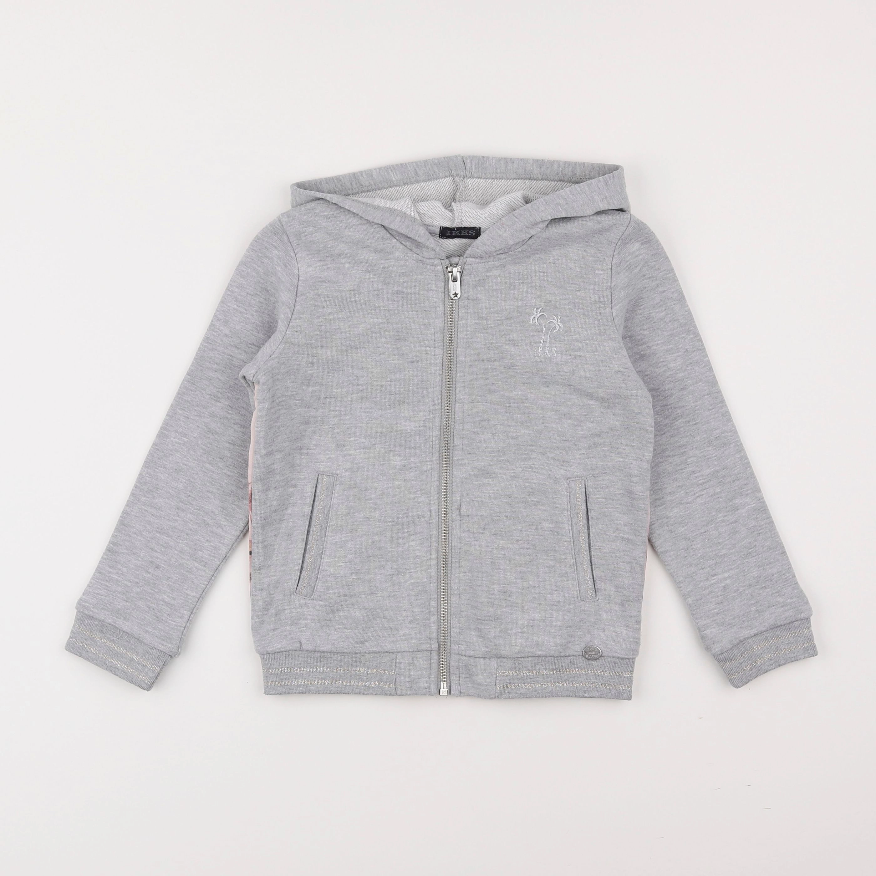 IKKS - sweat imprimé au dos gris - 5 ans