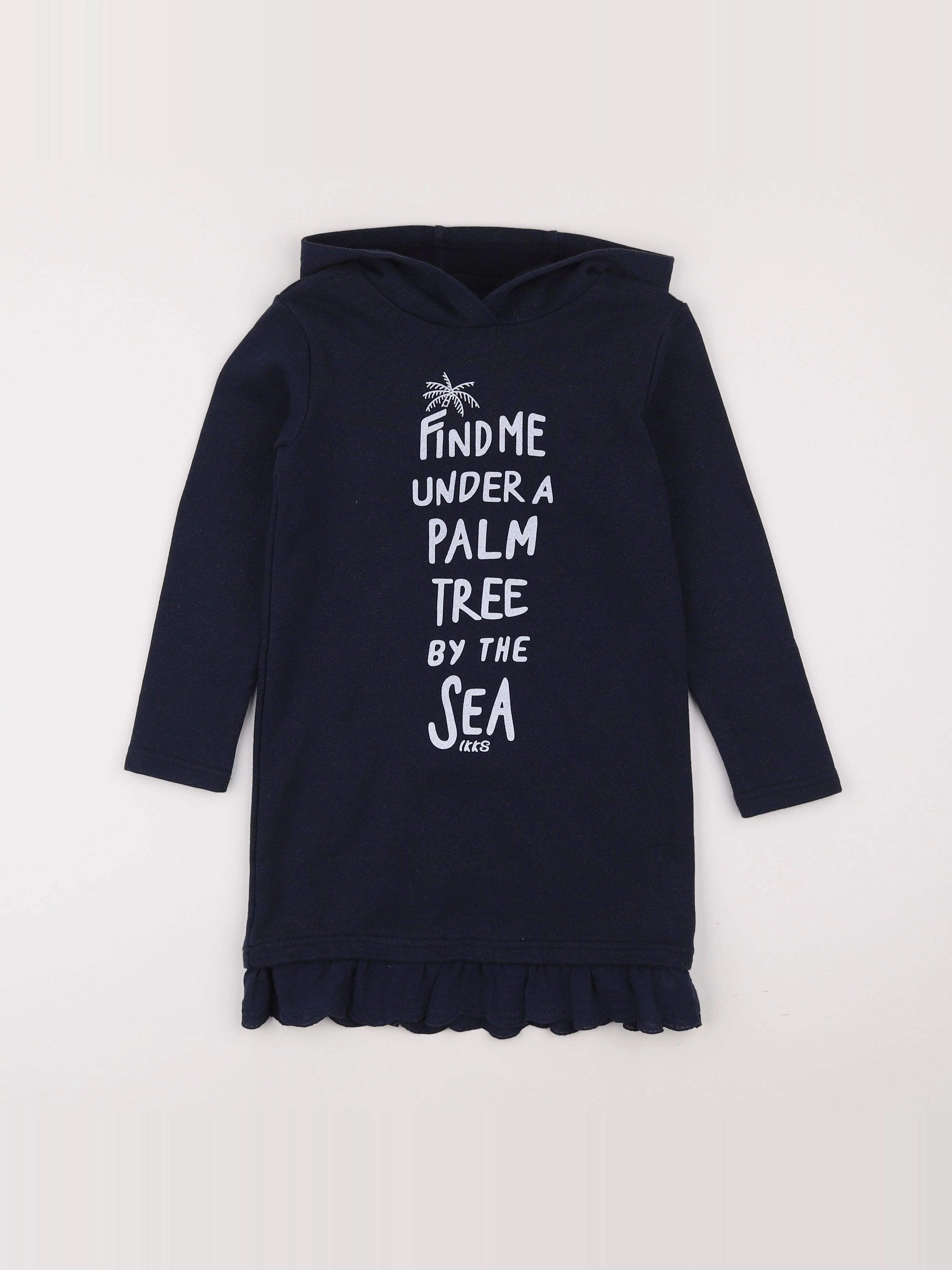 IKKS - robe bleu - 5 ans