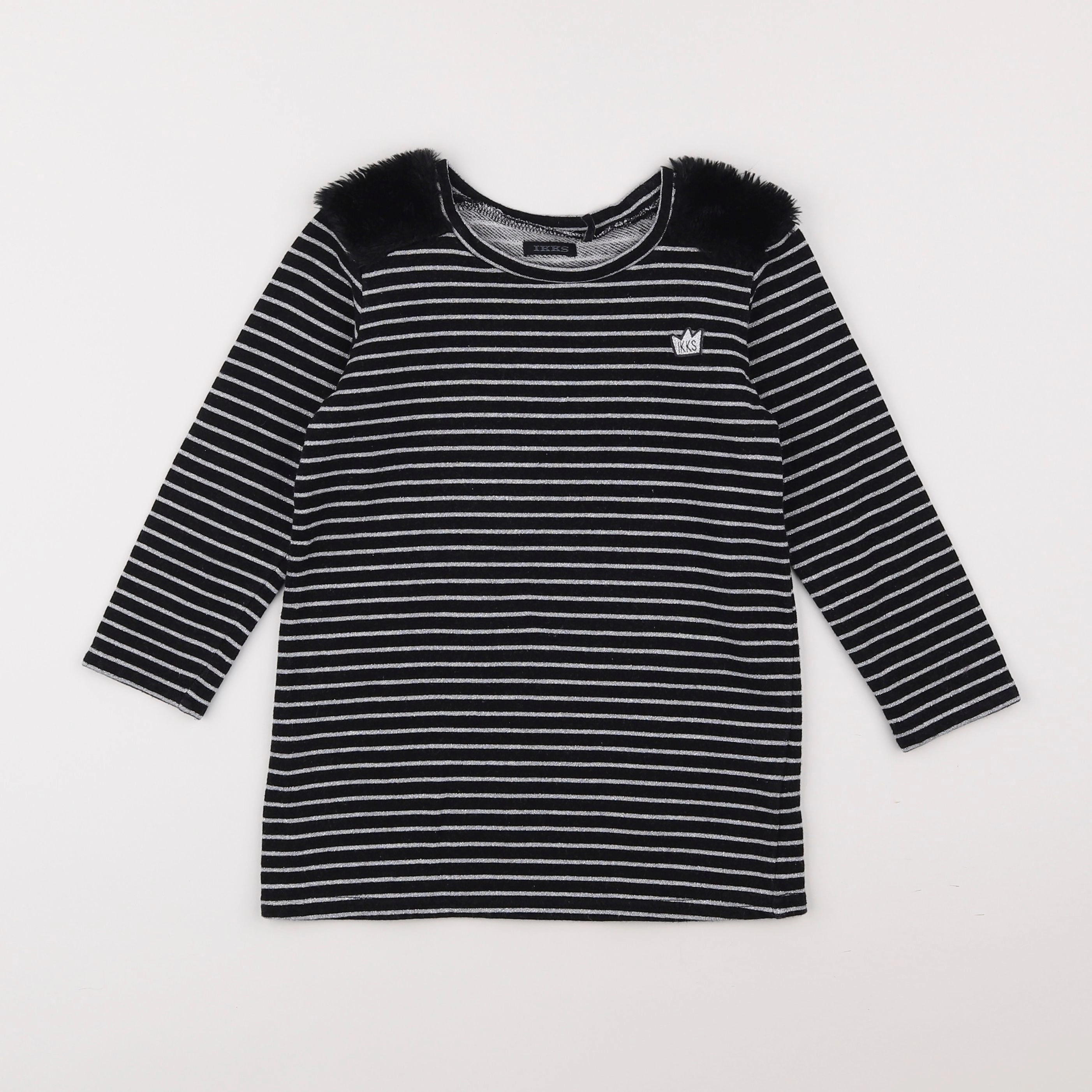 IKKS - robe bleu - 4 ans