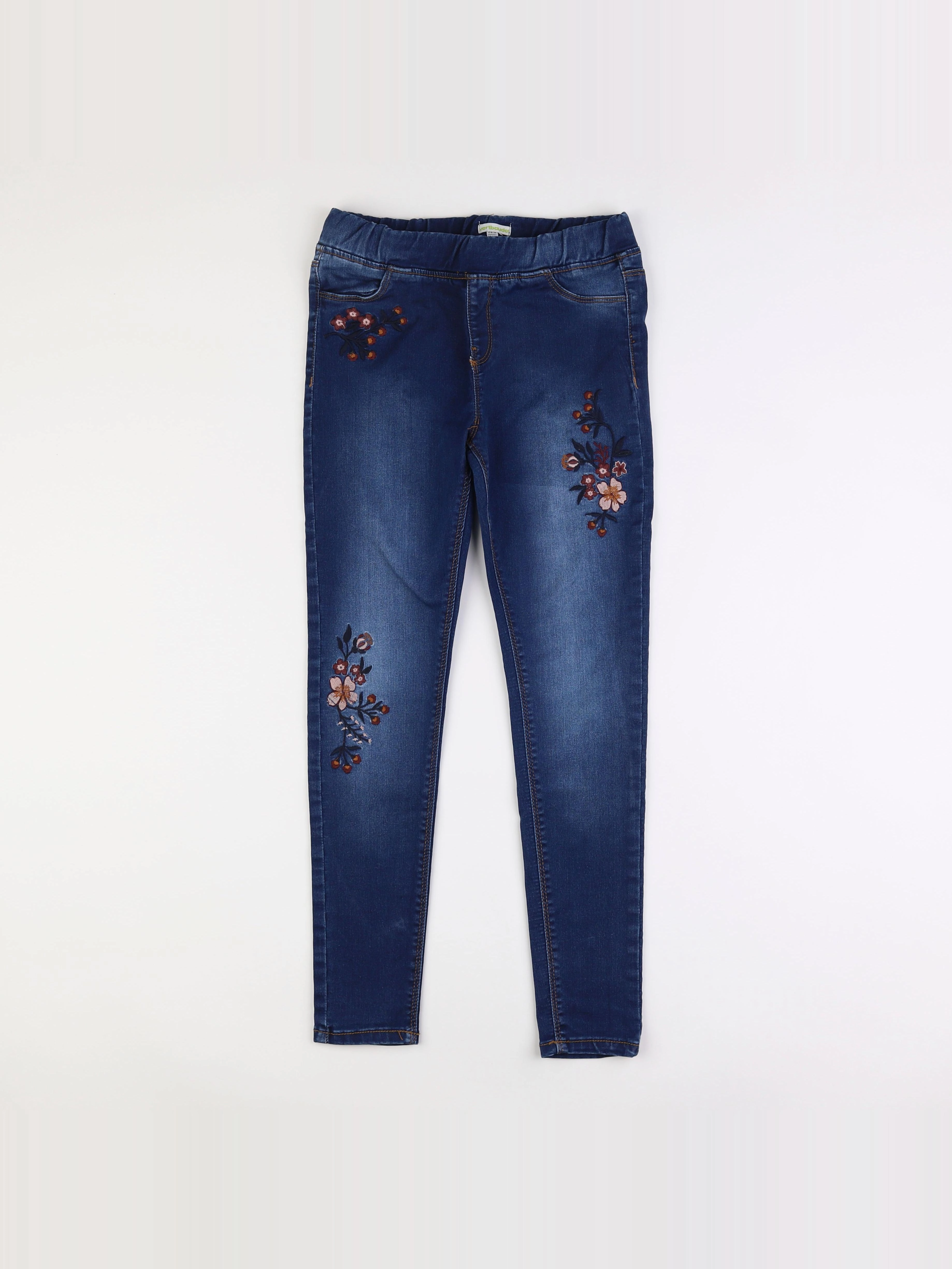 Vertbaudet - jegging bleu - 14 ans