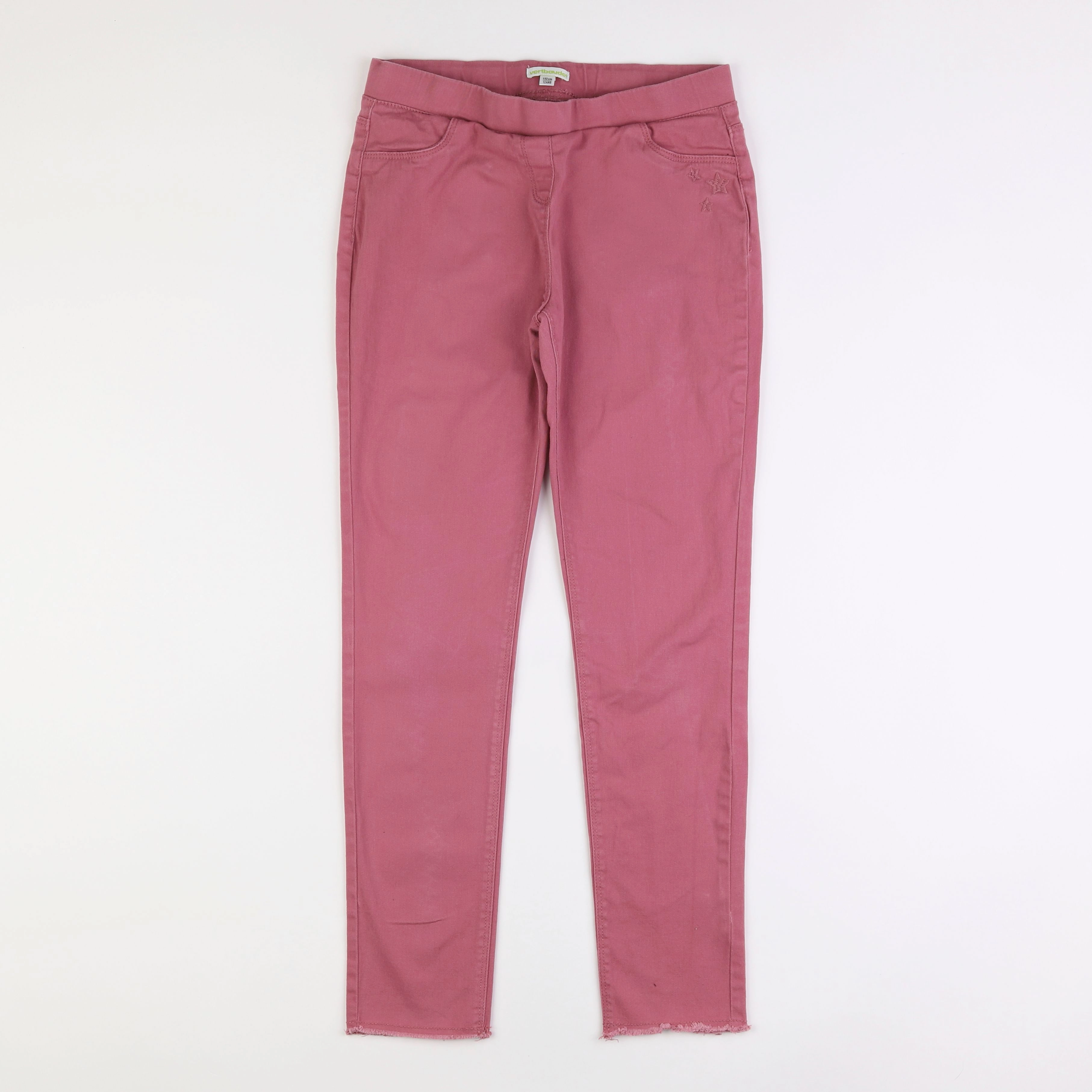 Vertbaudet - jegging rose - 12 ans