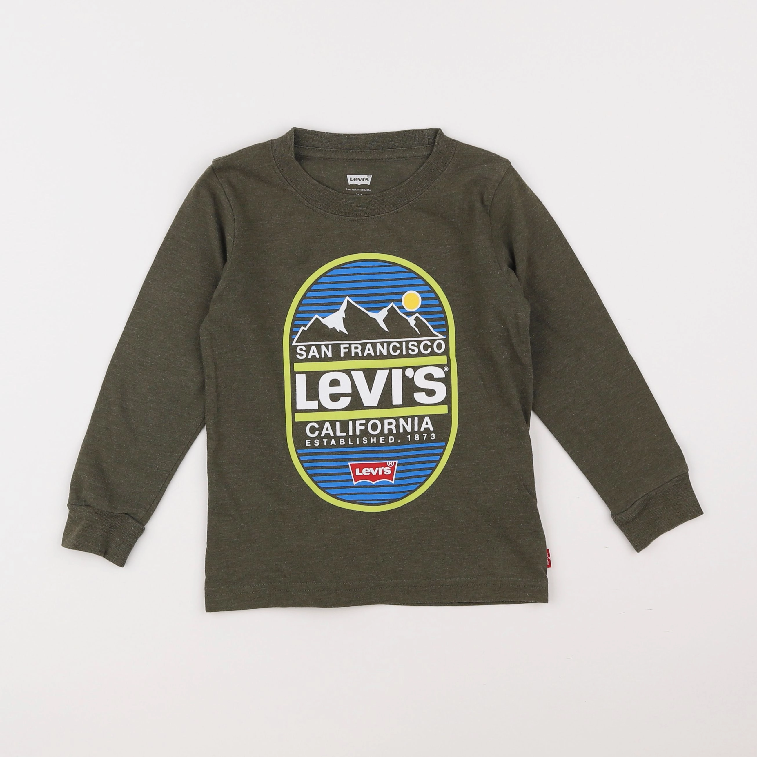 Levi's - tee-shirt vert - 3 ans