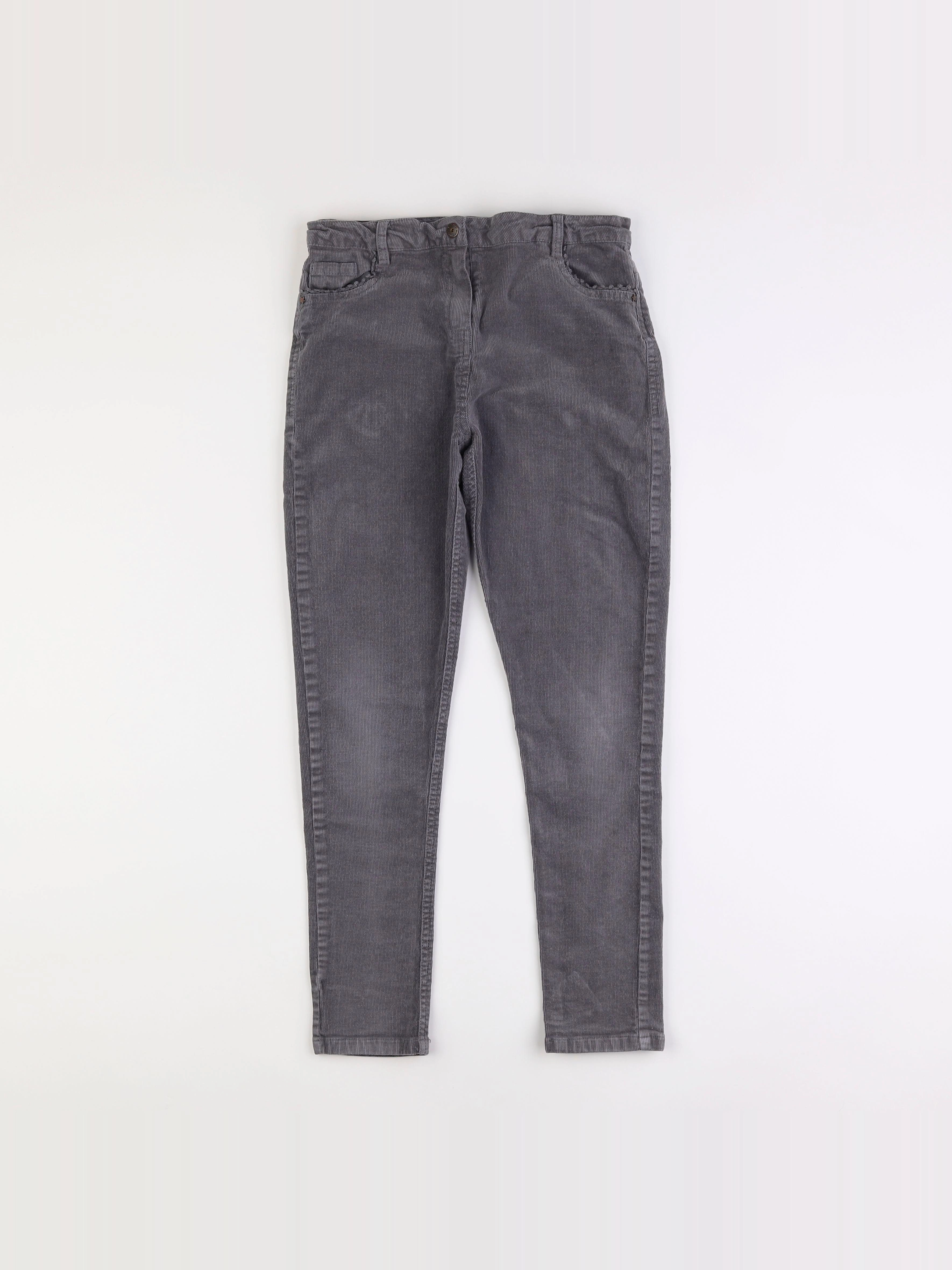 Vertbaudet - pantalon gris - 14 ans