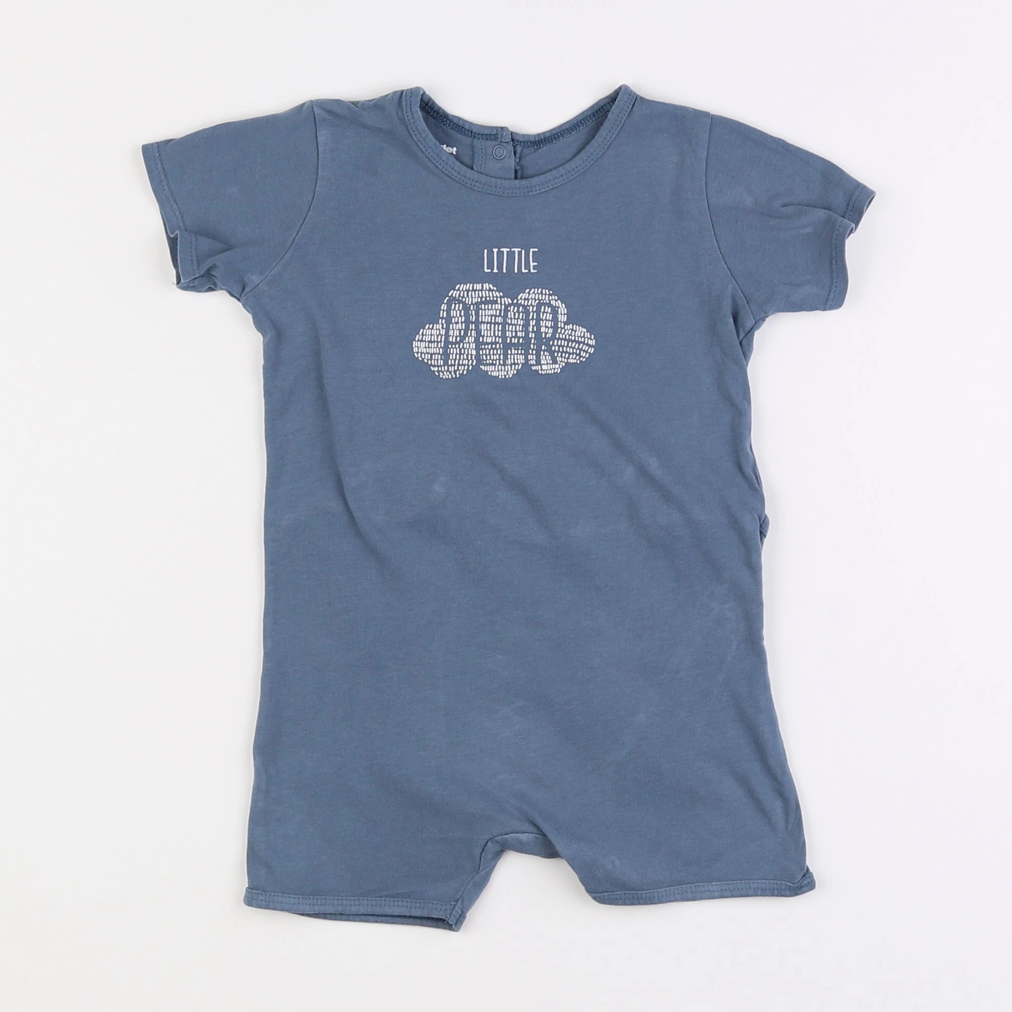 Vertbaudet - pyjama coton bleu - 2 ans