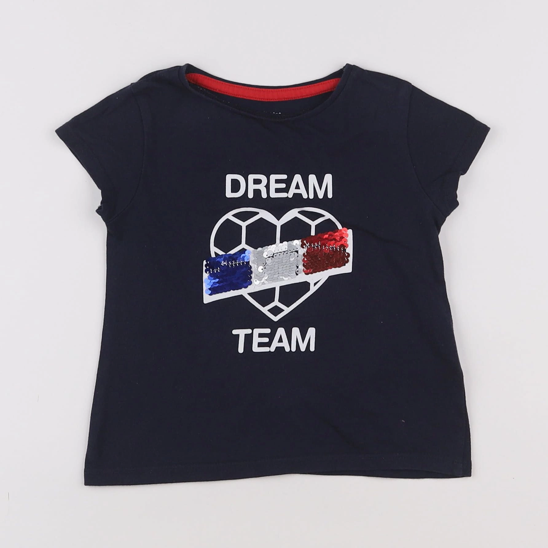 Vertbaudet - tee-shirt bleu - 3 ans