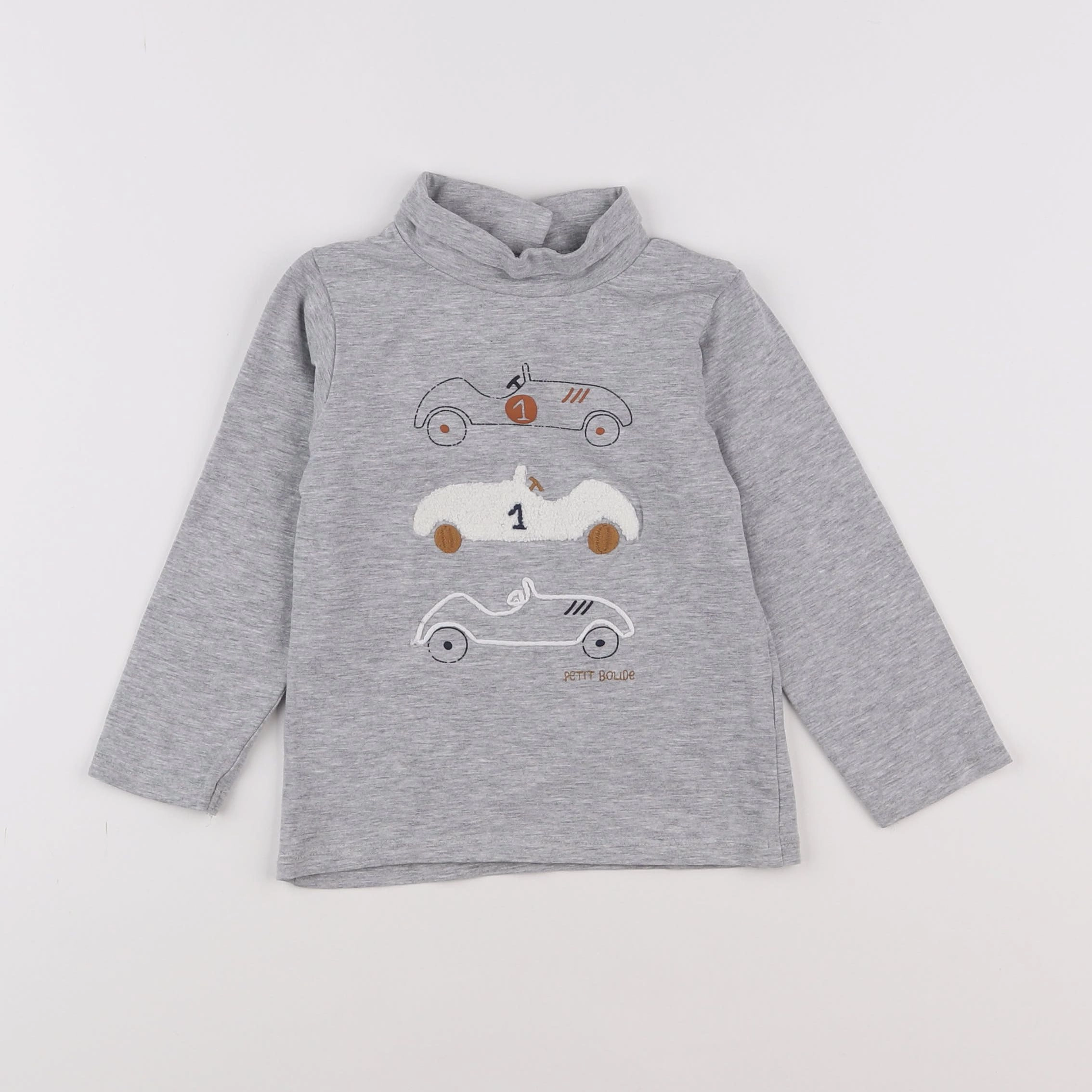 Vertbaudet - sous-pull gris - 3 ans