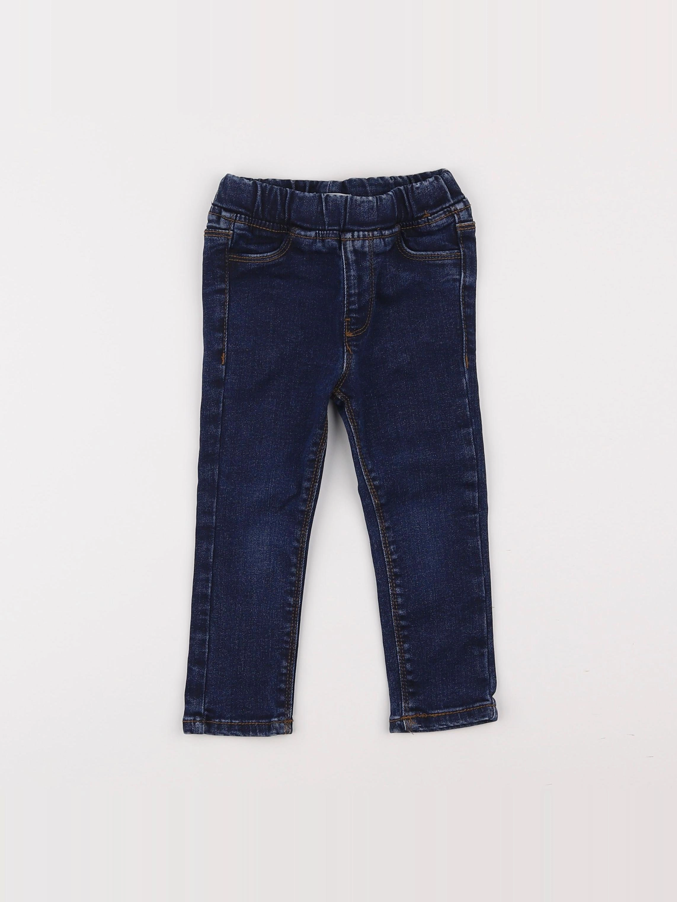 Vertbaudet - jegging bleu - 2 ans