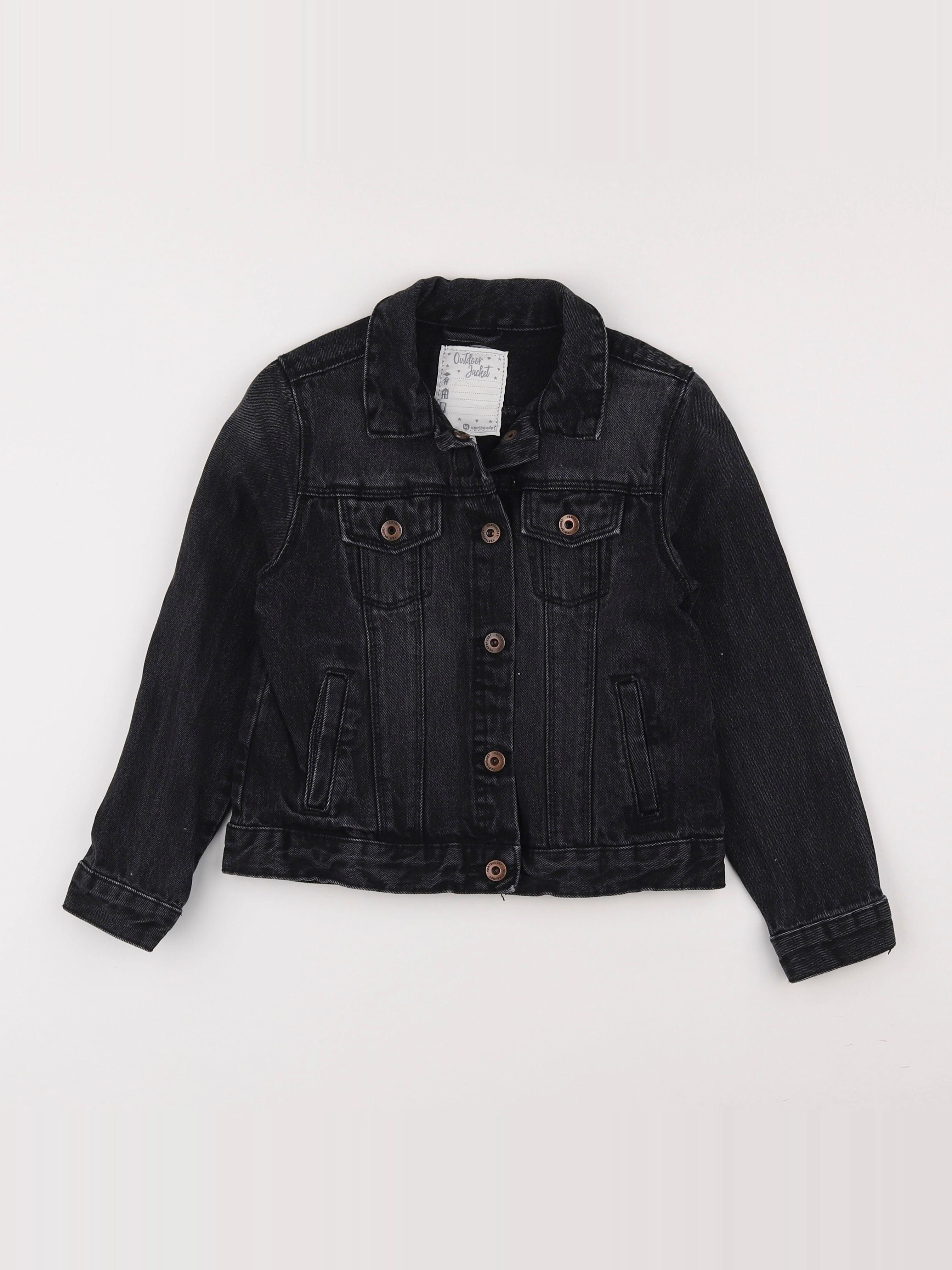 Vertbaudet - veste gris - 7 ans