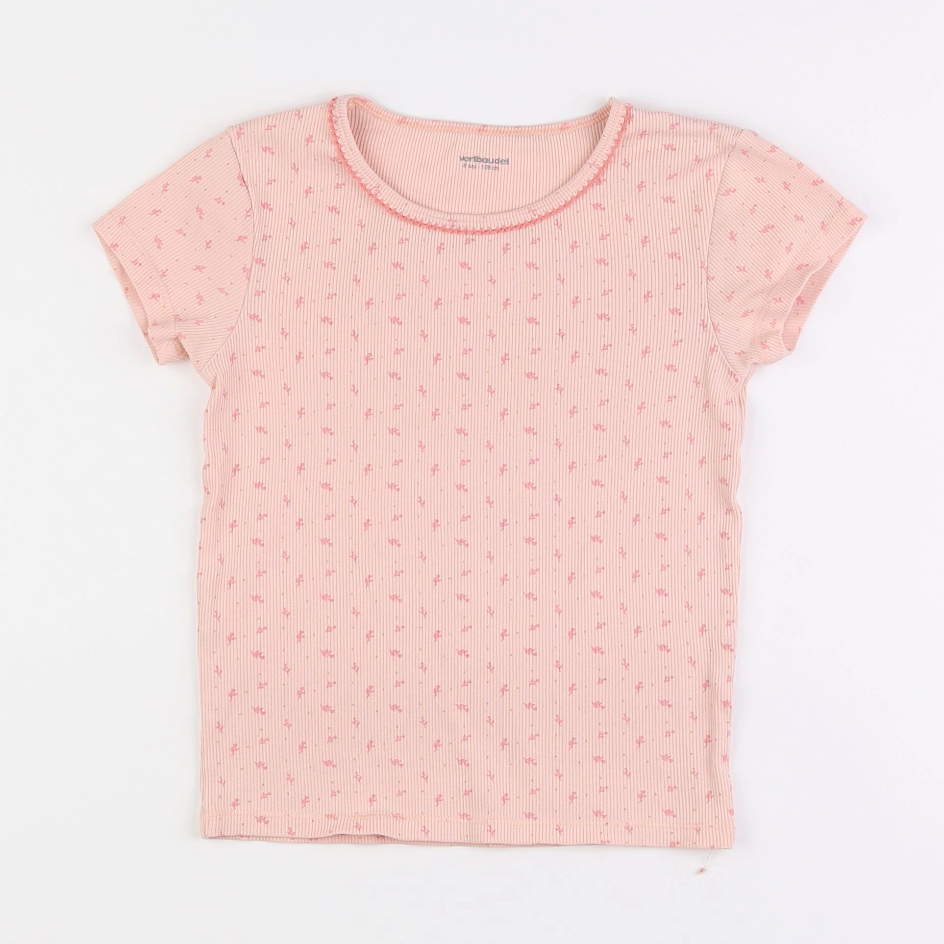 Vertbaudet - maillot de corps rose - 8 ans