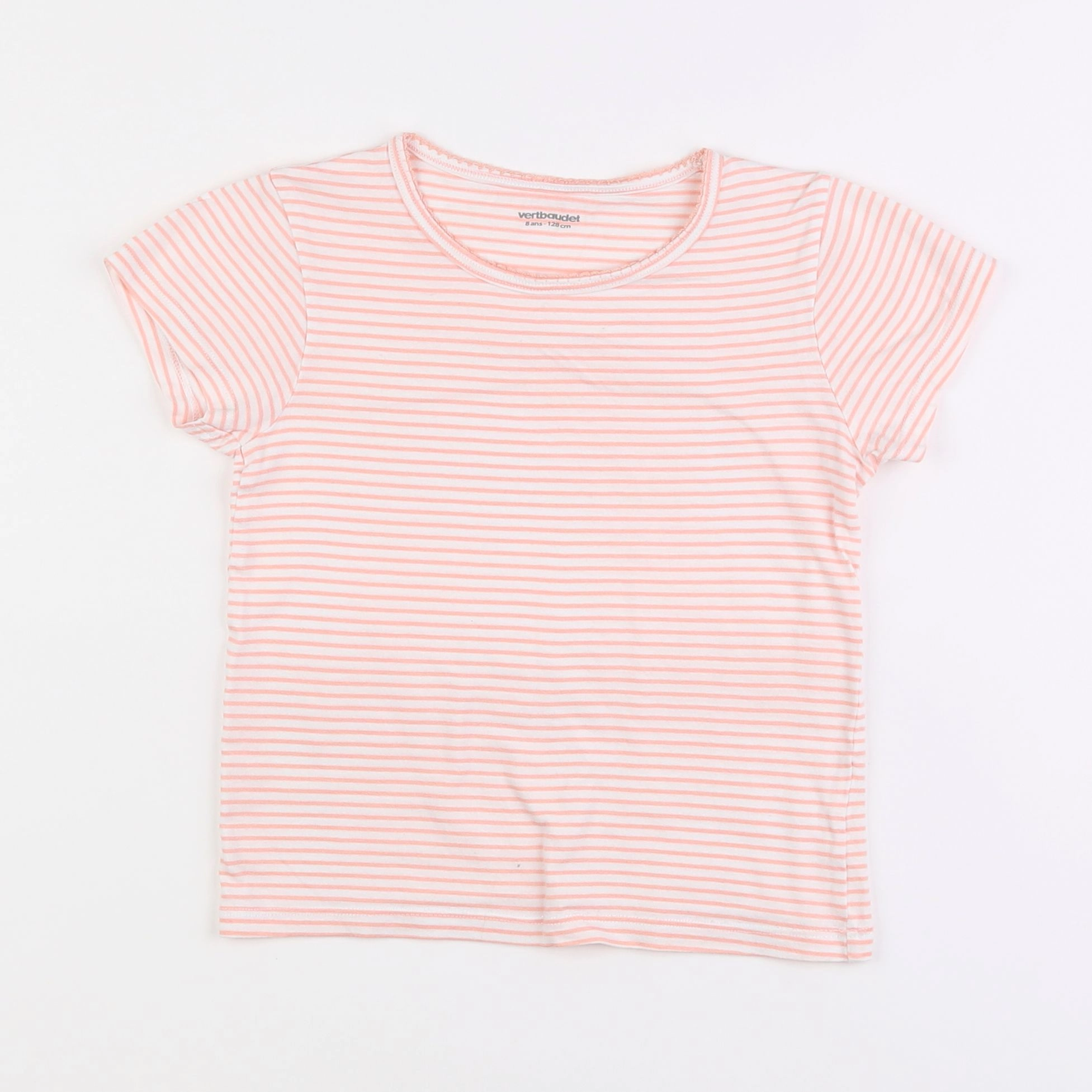 Vertbaudet - maillot de corps rose - 8 ans
