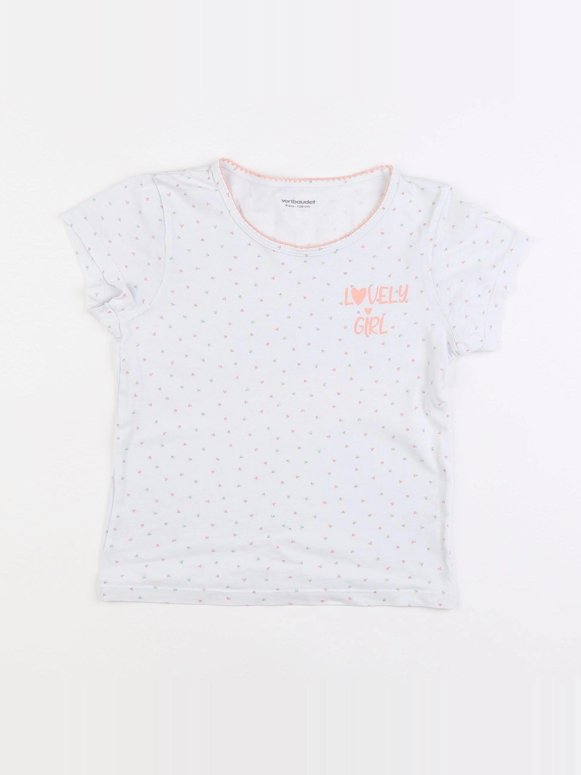 Vertbaudet - maillot de corps blanc - 8 ans