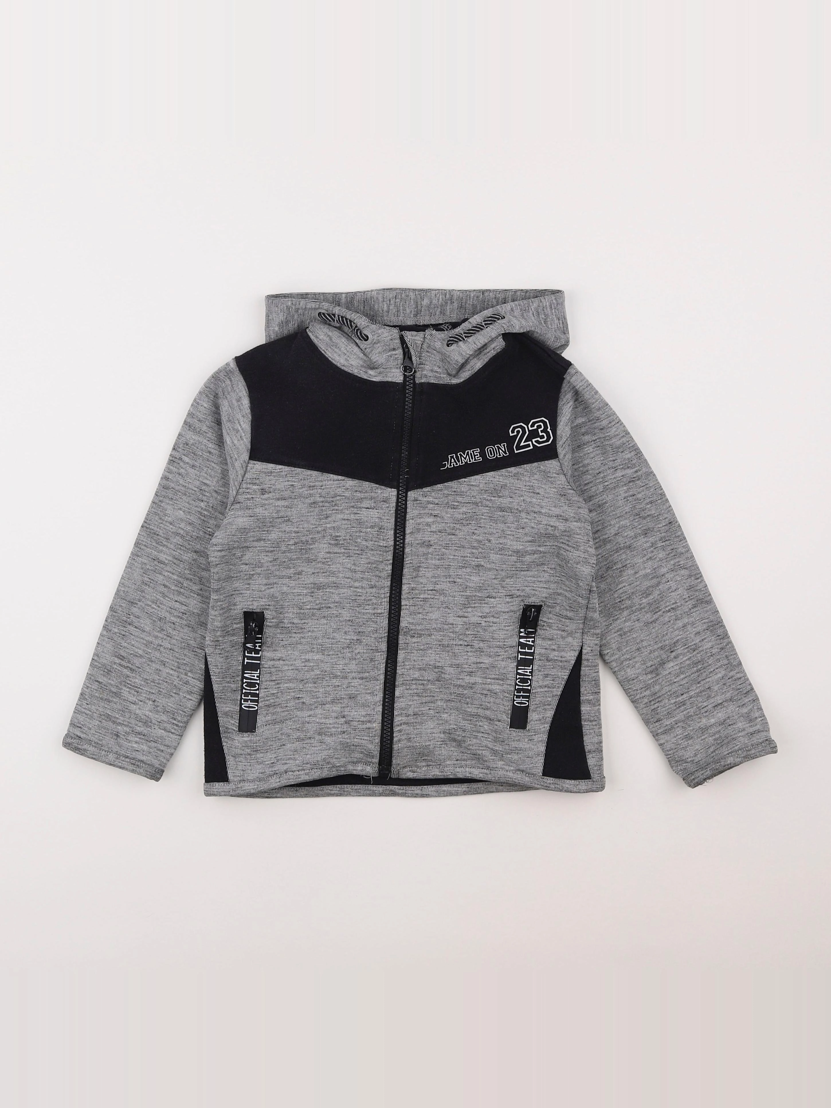 Vertbaudet - veste gris - 6 ans