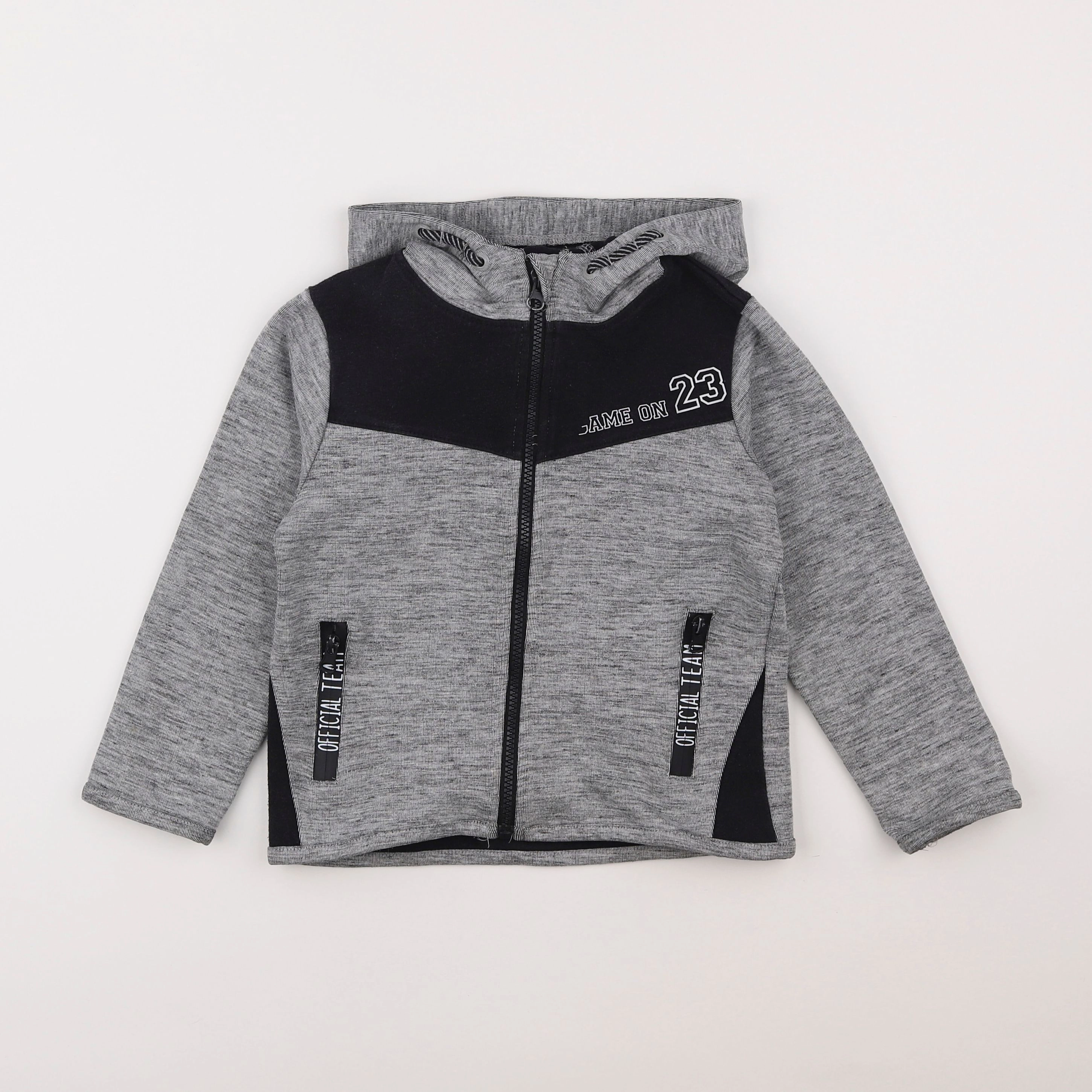 Vertbaudet - veste gris - 6 ans