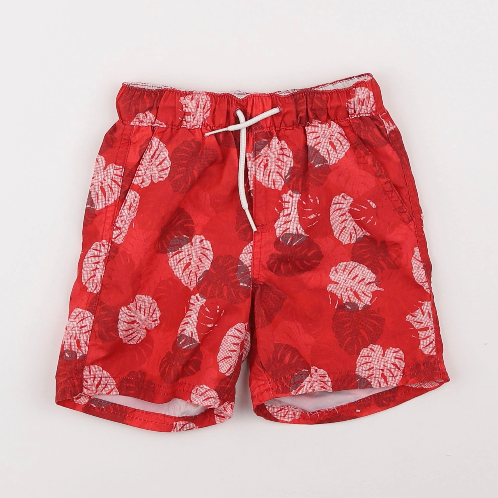 Vertbaudet - maillot de bain rouge - 2 ans