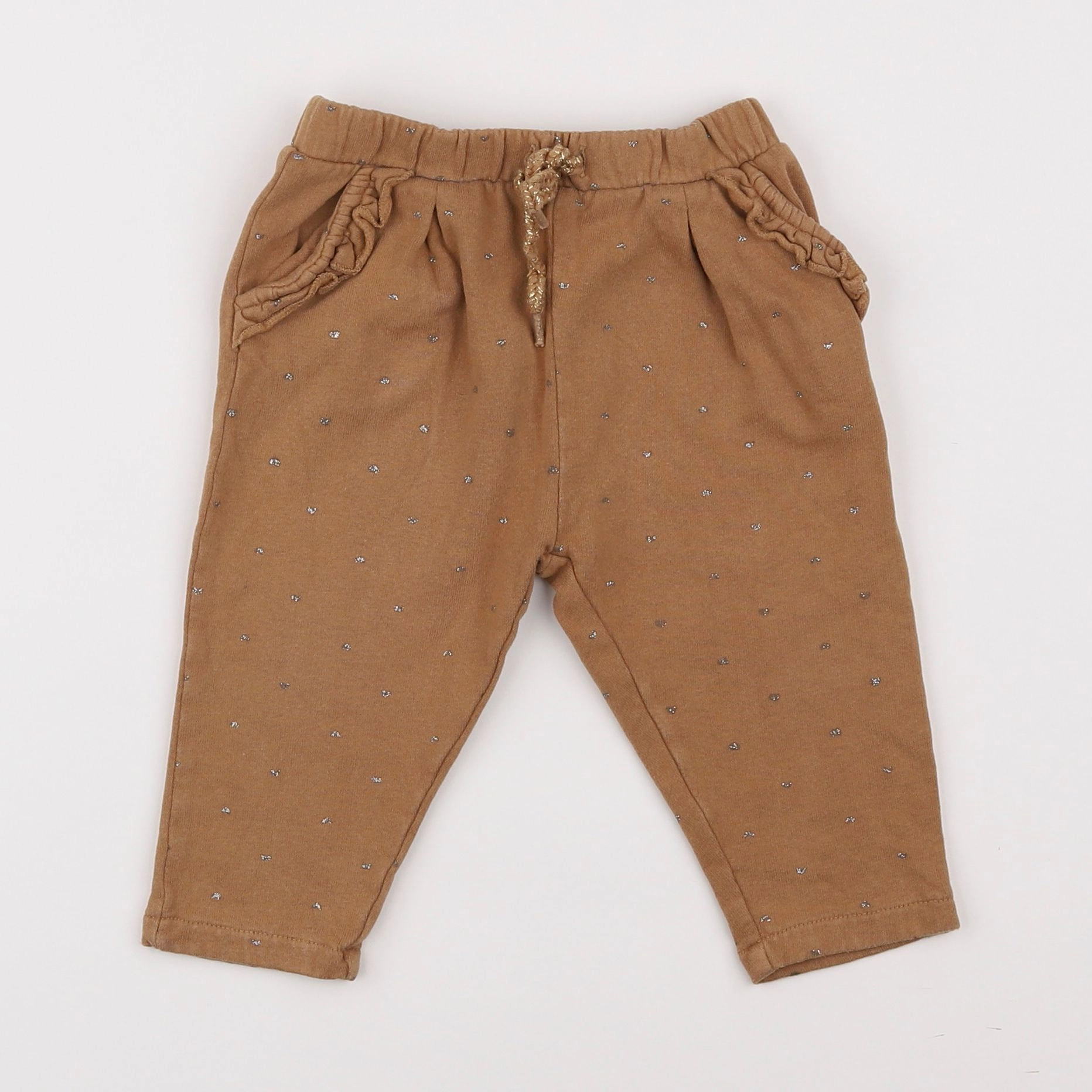 Vertbaudet - pantalon marron - 18 mois