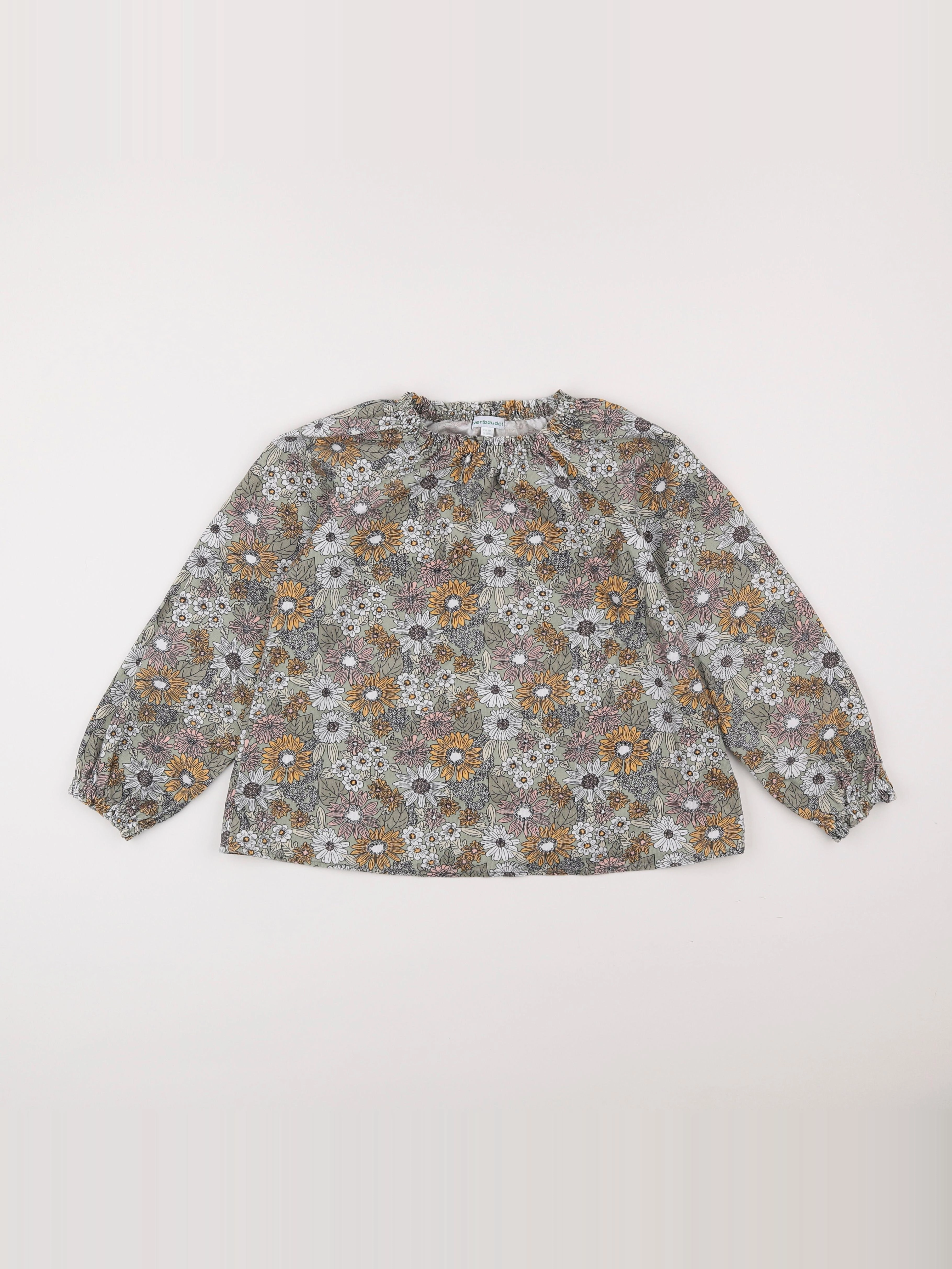 Vertbaudet - blouse multicolore - 9 ans