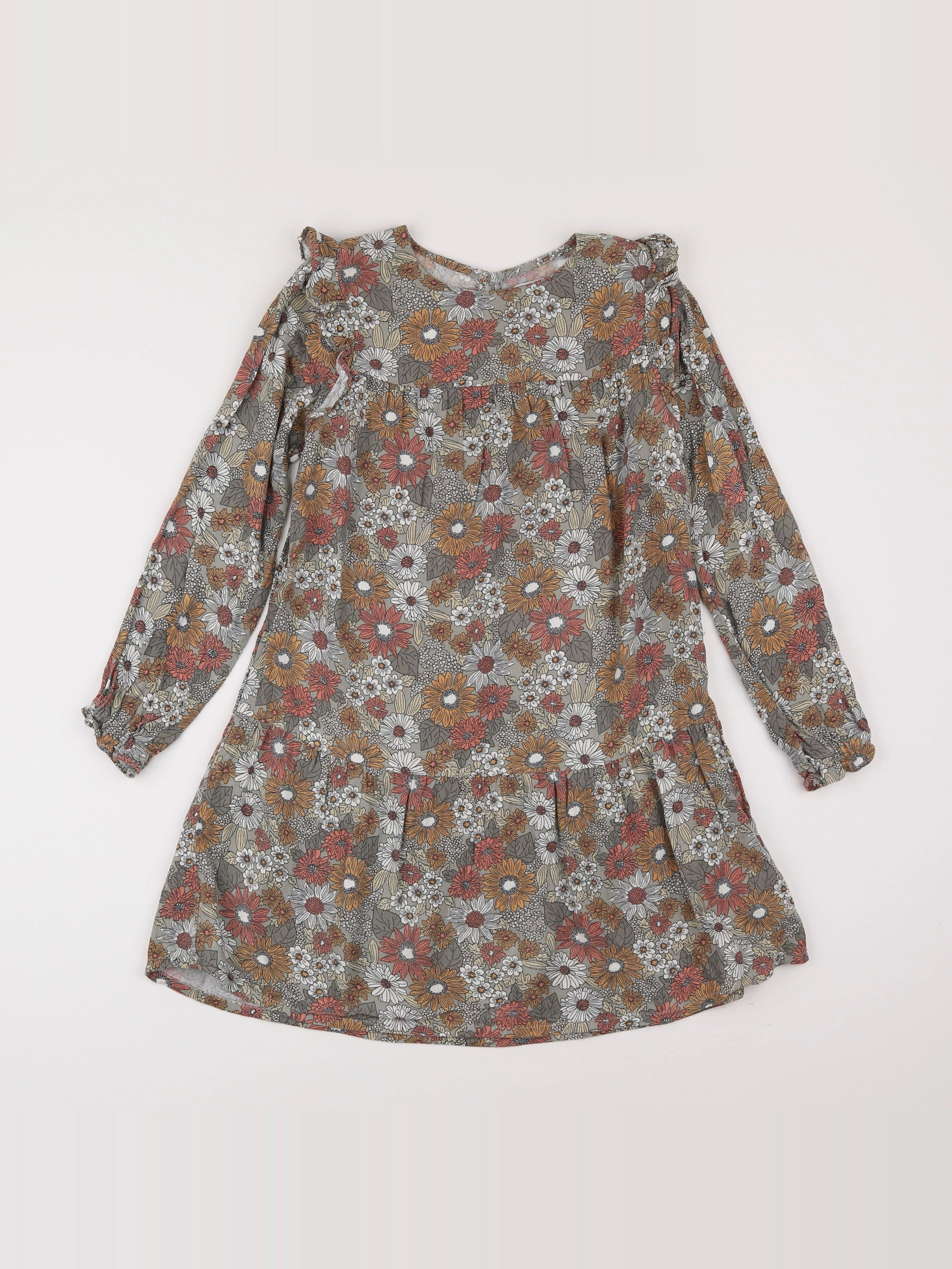 Vertbaudet - robe multicolore - 9 ans