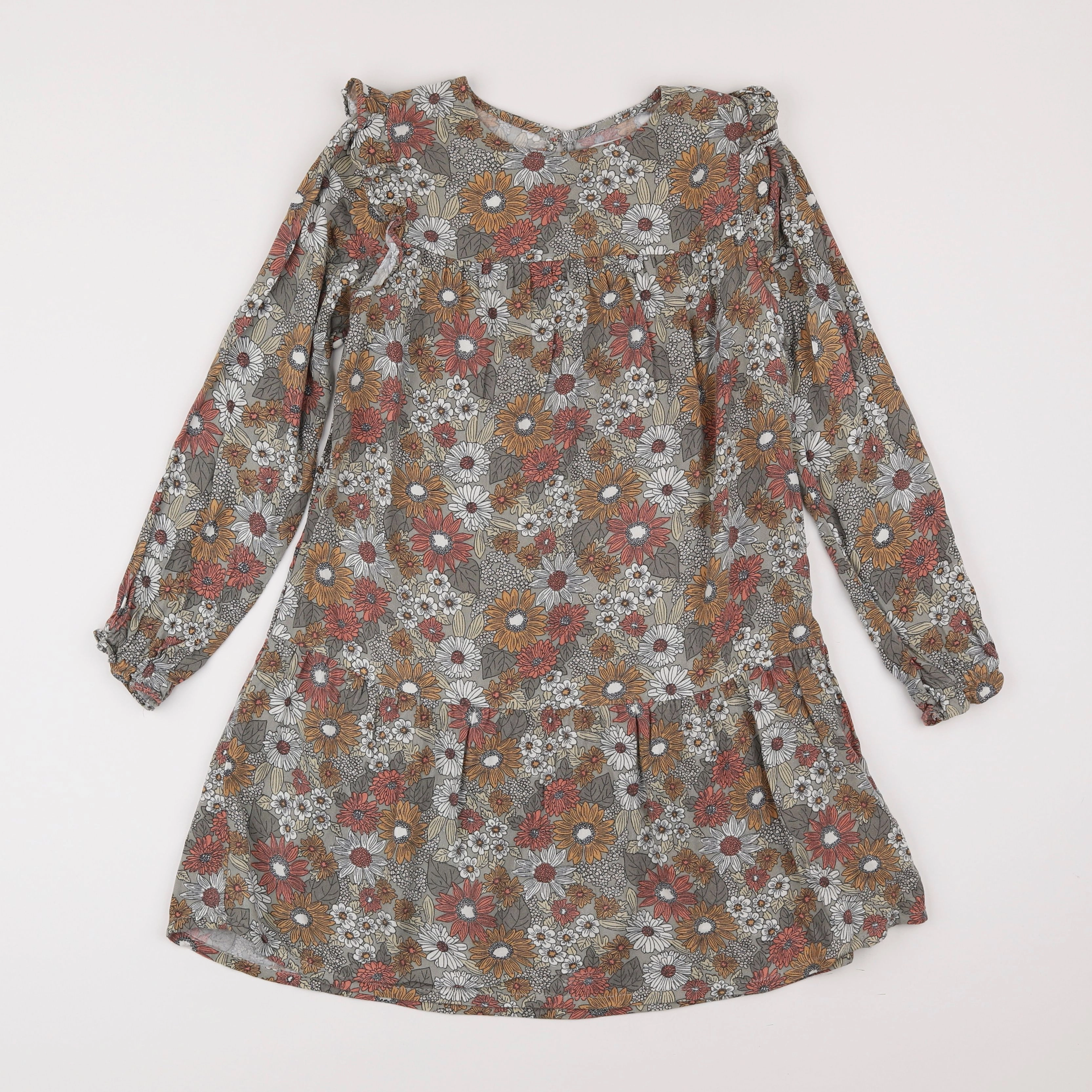 Vertbaudet - robe multicolore - 9 ans