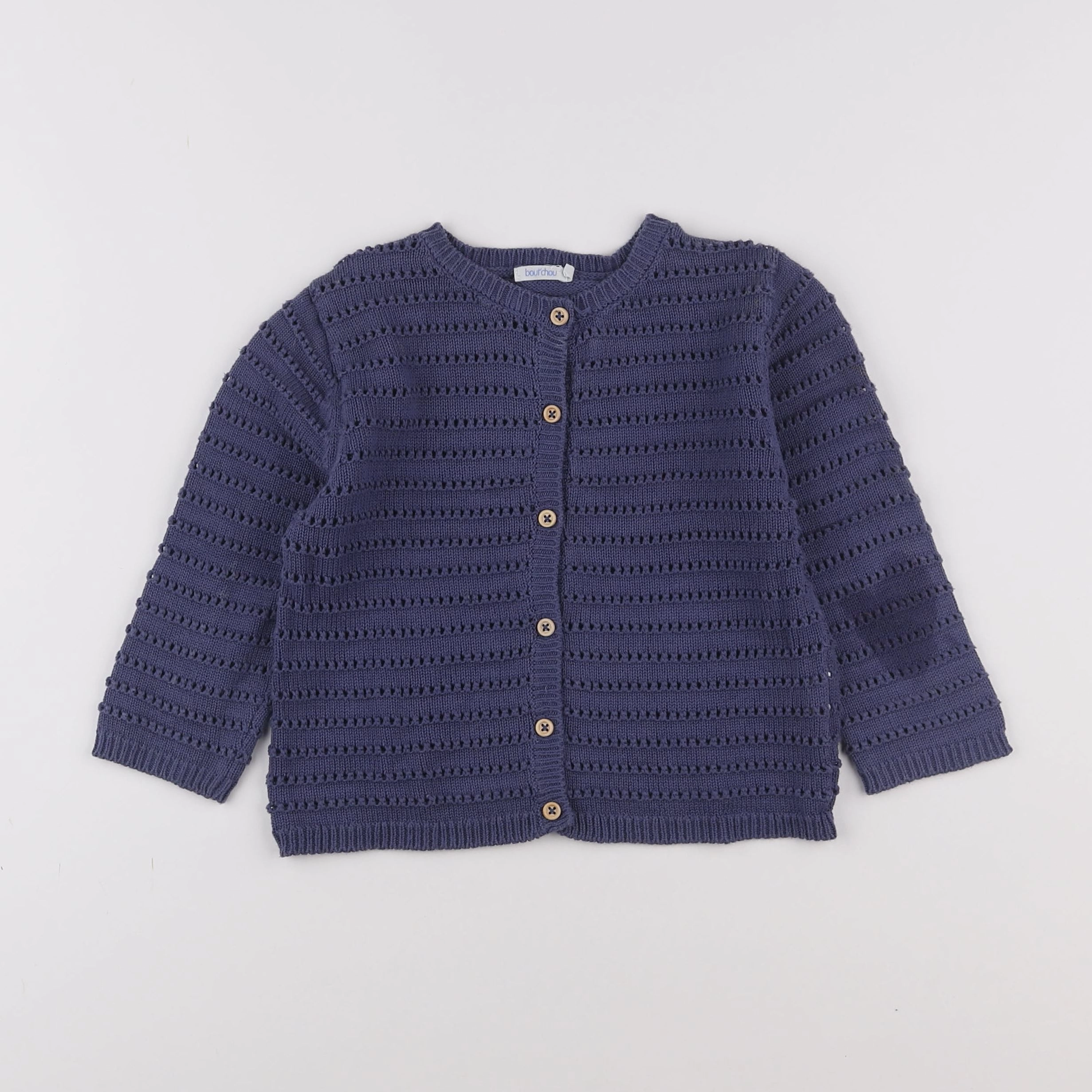 Boutchou - gilet bleu - 3 ans