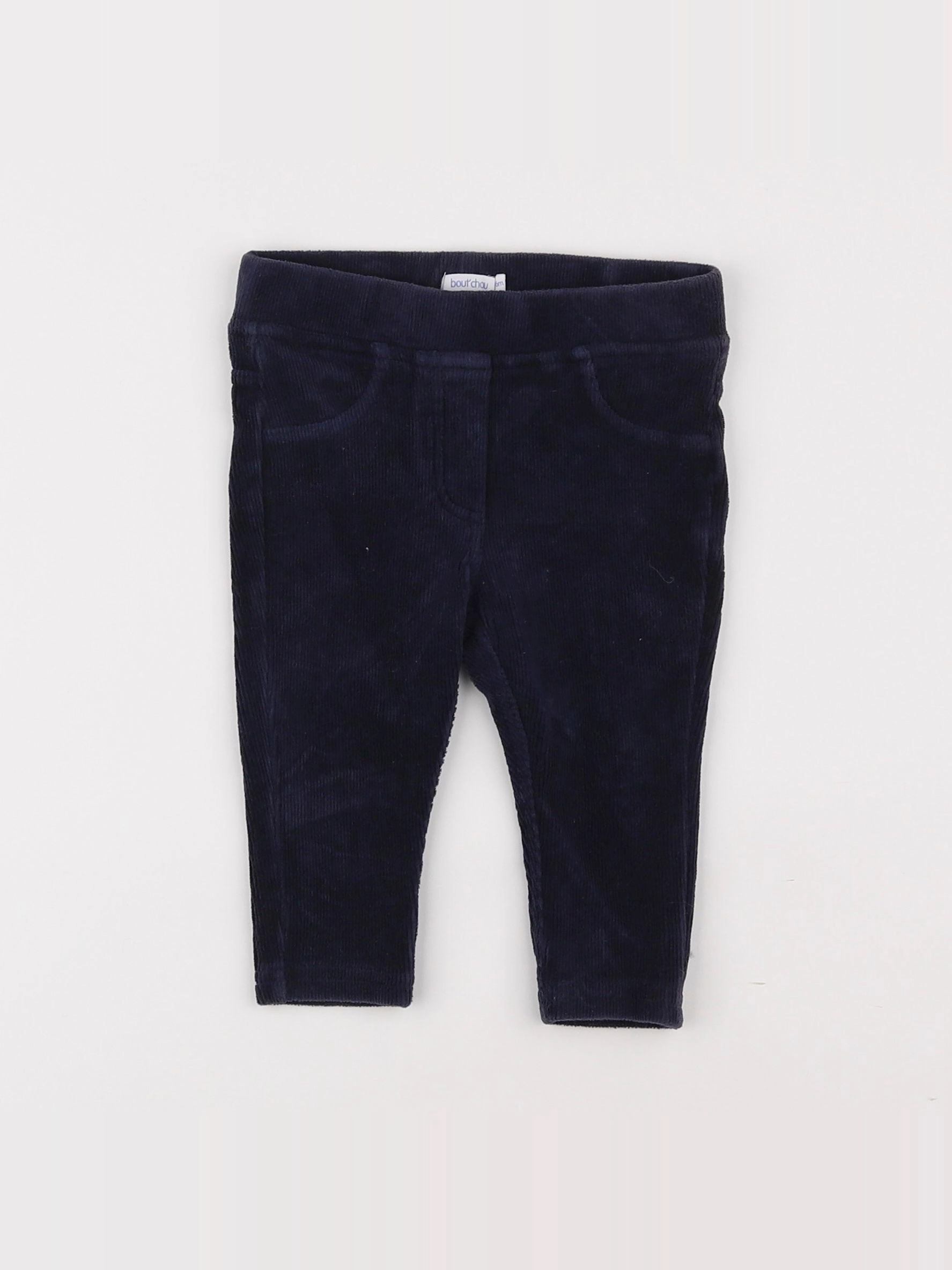 Boutchou - legging bleu - 6 mois