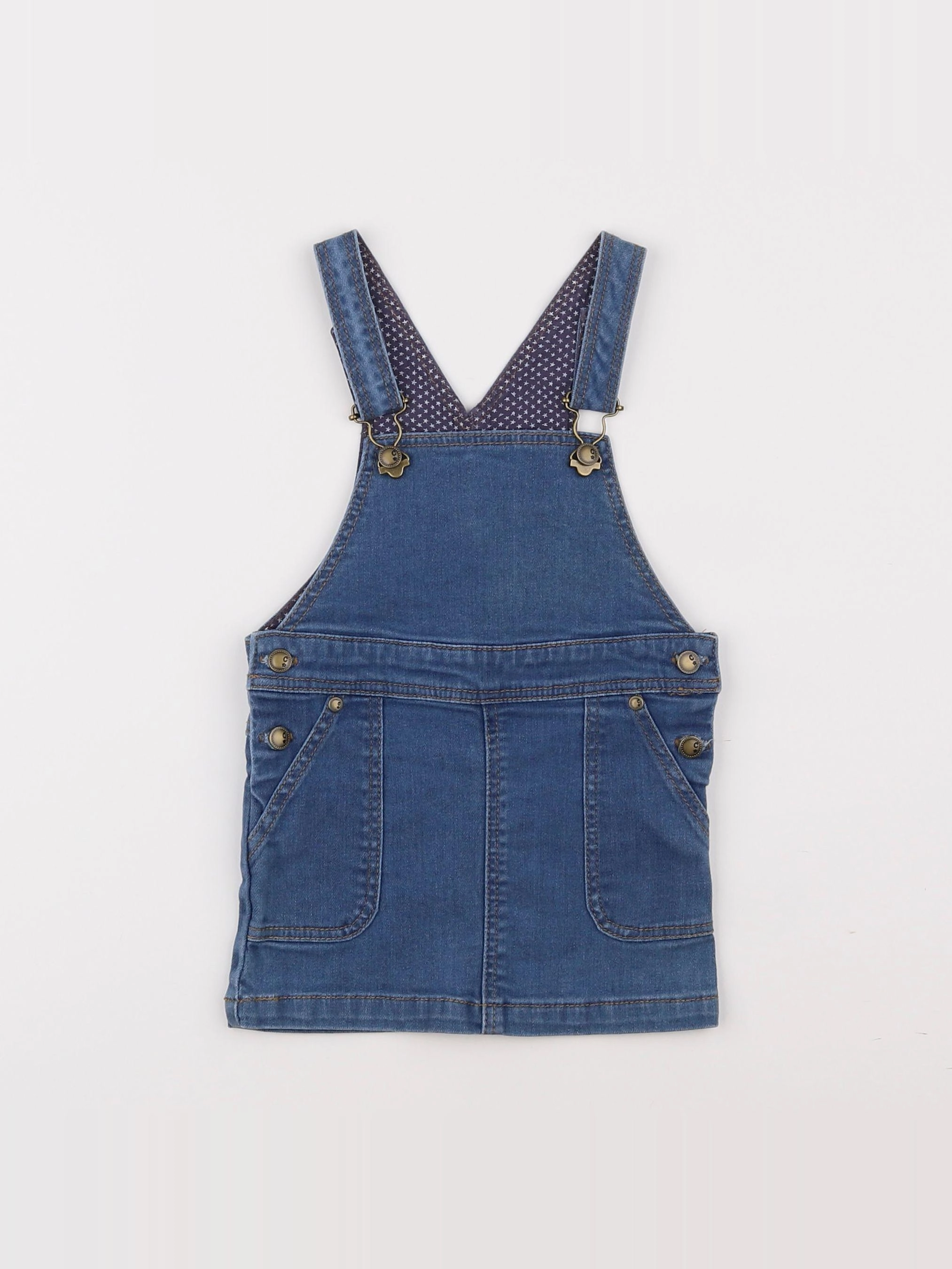 Cyrillus - robe bleu - 12 mois
