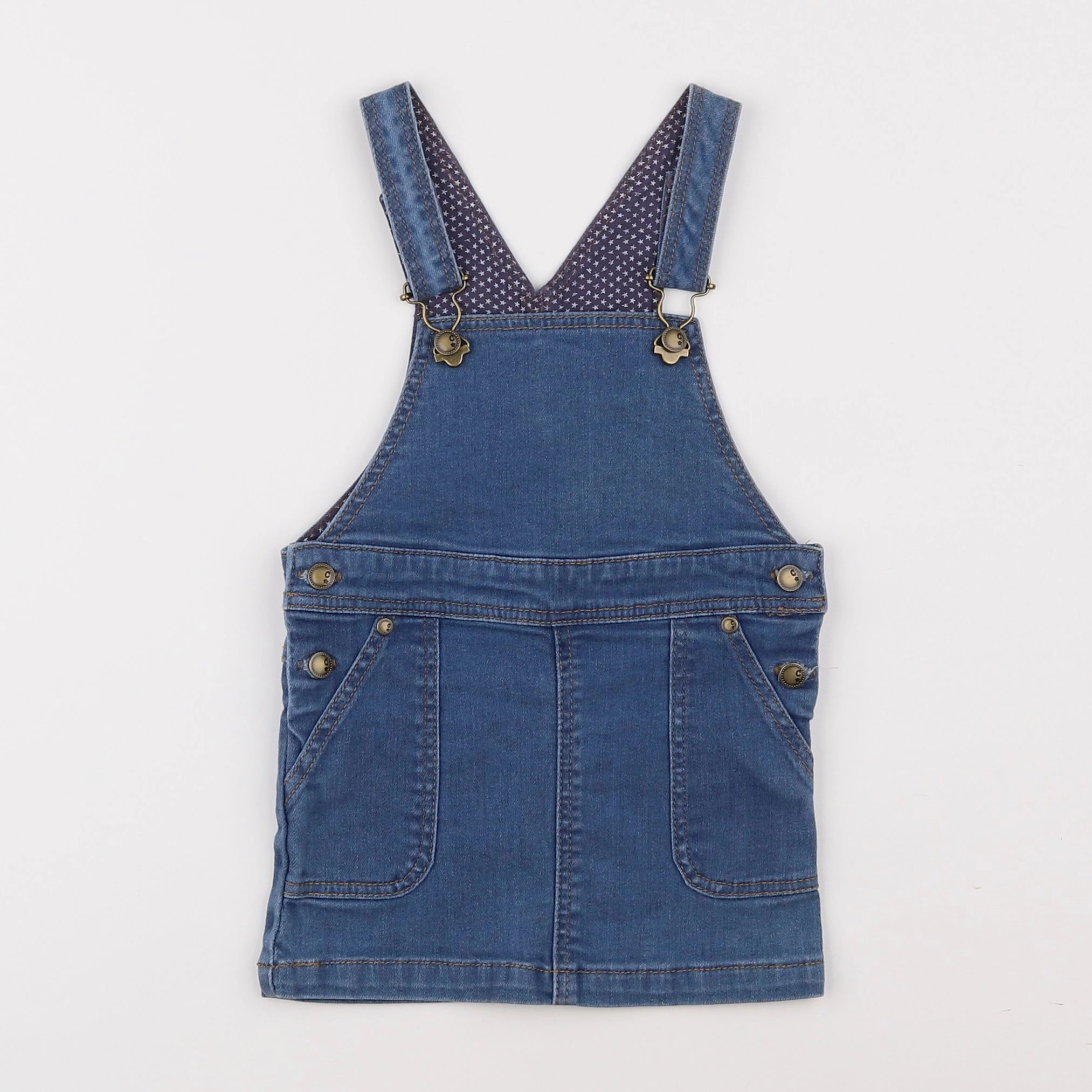 Cyrillus - robe bleu - 12 mois
