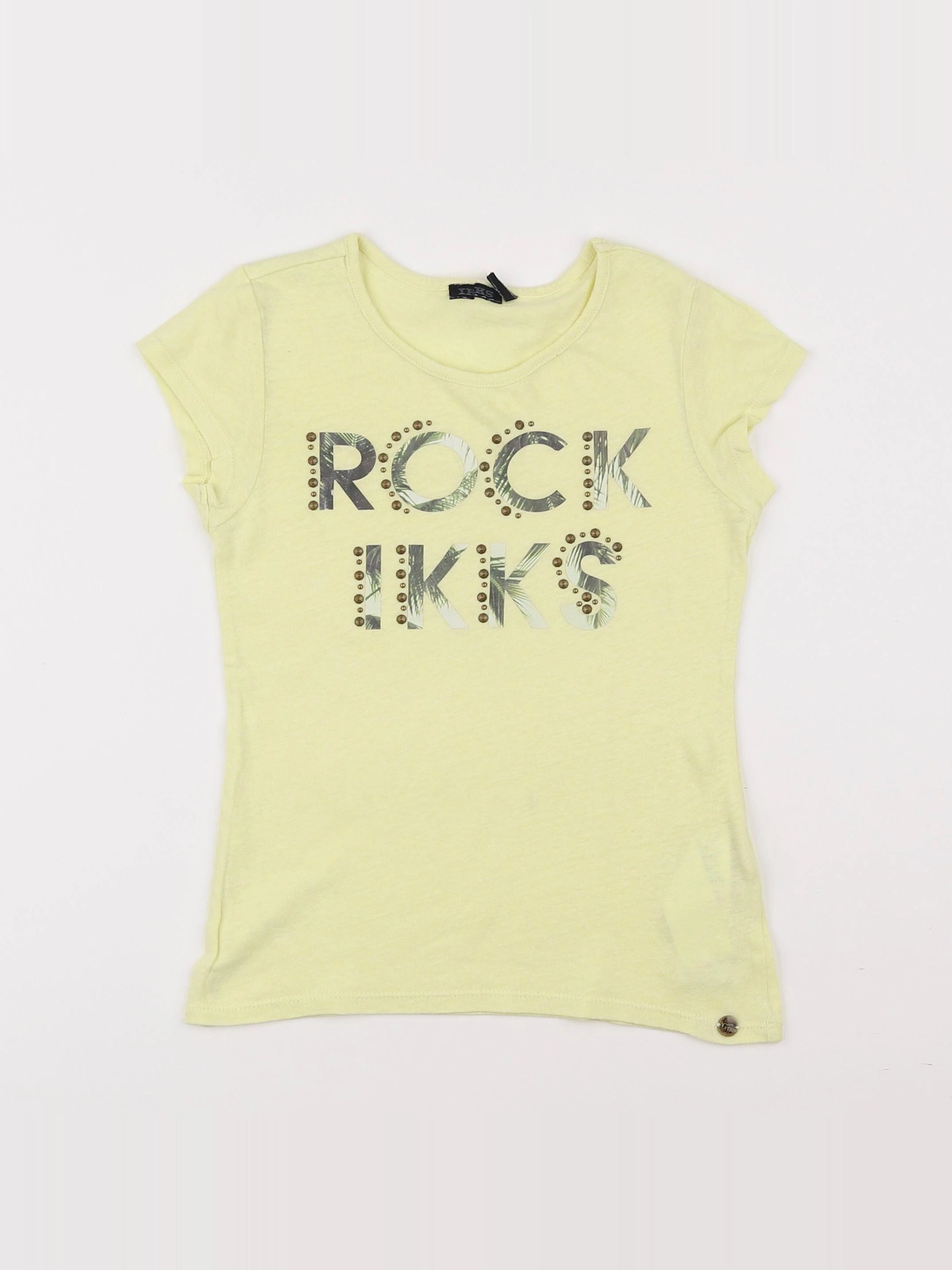 IKKS - tee-shirt jaune - 4 ans