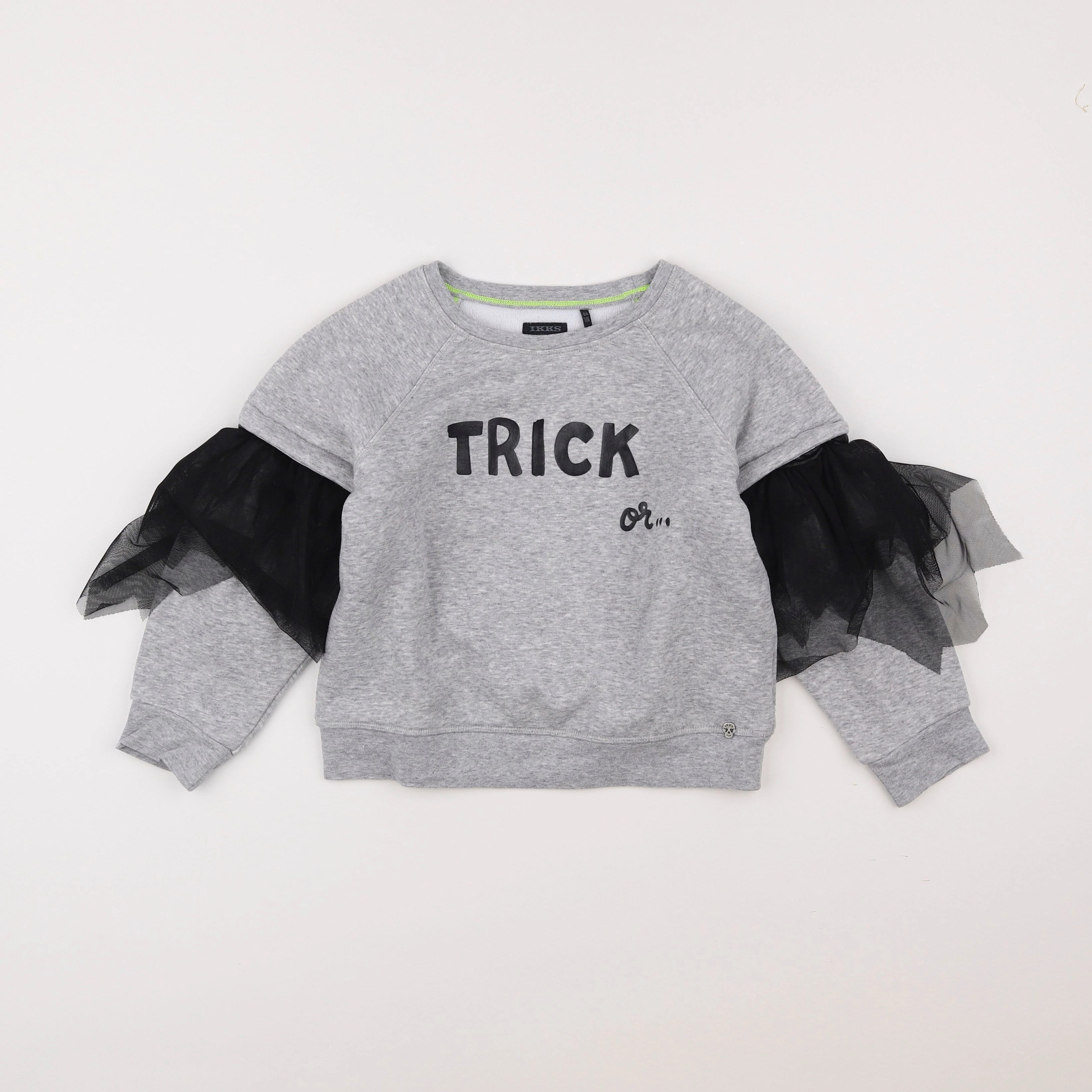 IKKS - sweat gris - 6 ans