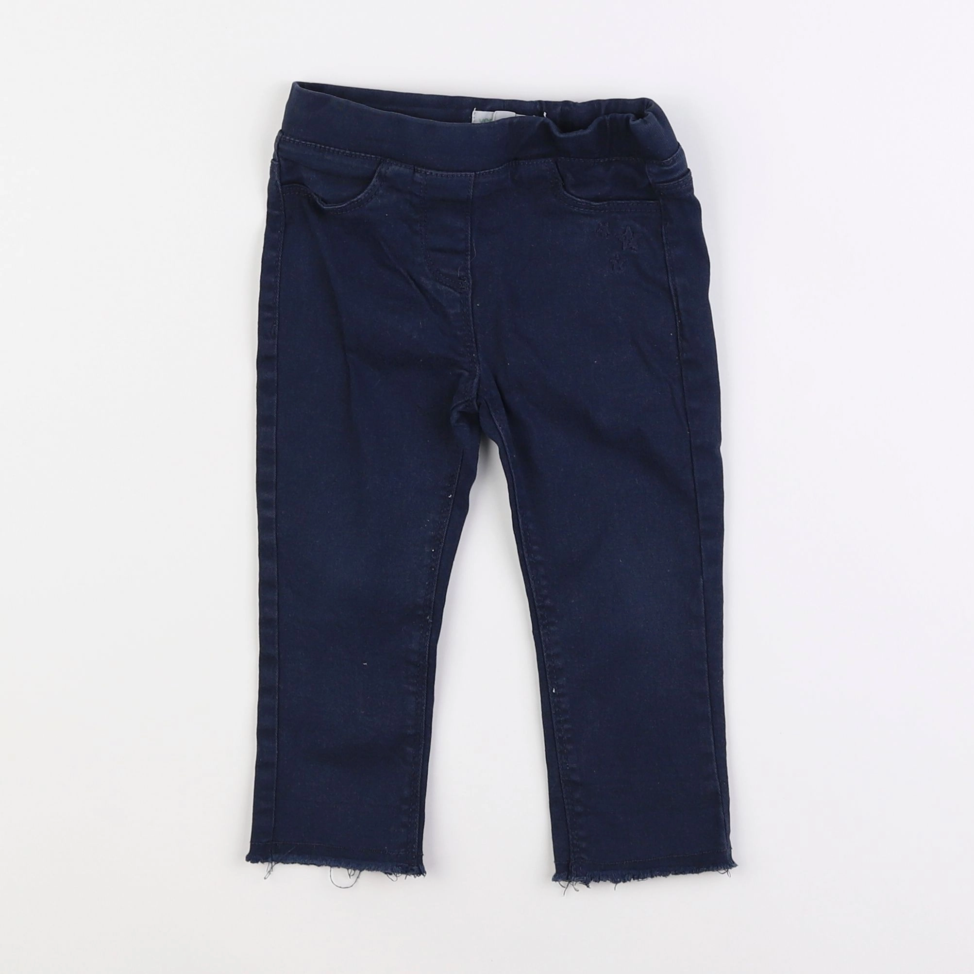 Vertbaudet - pantalon bleu - 2 ans