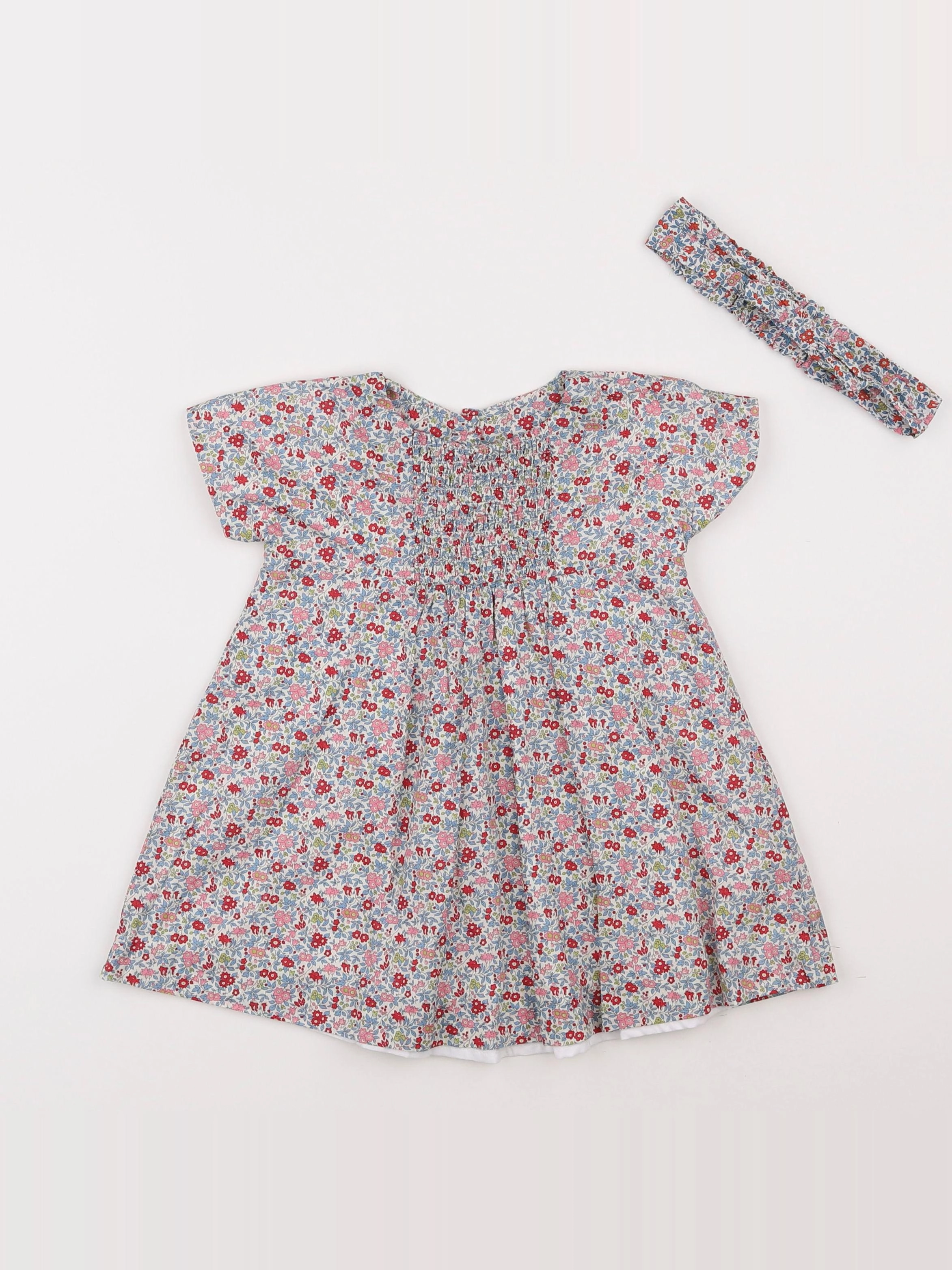 Natalys - robe multicolore - 12 mois