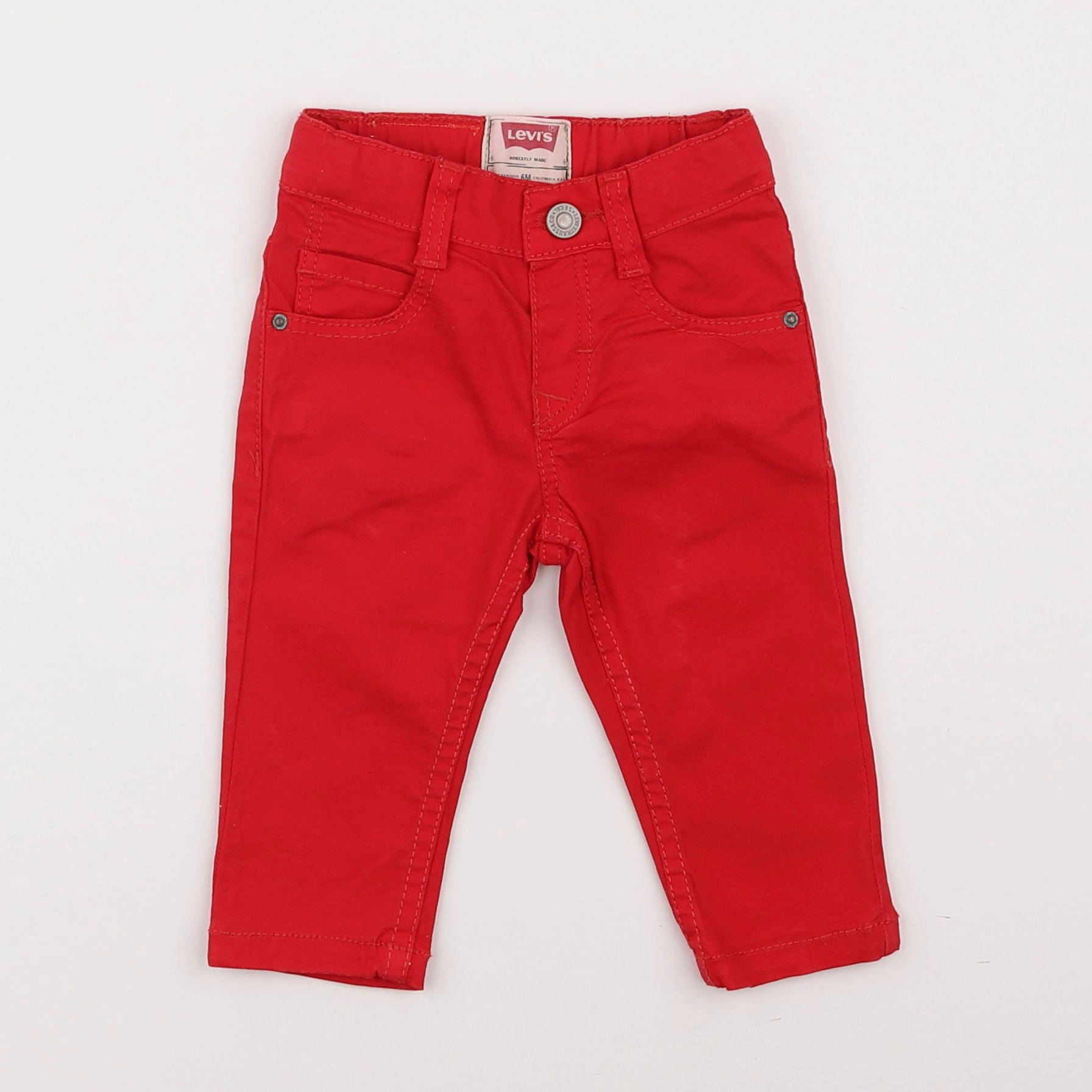 Levi's - pantalon rouge - 6 mois