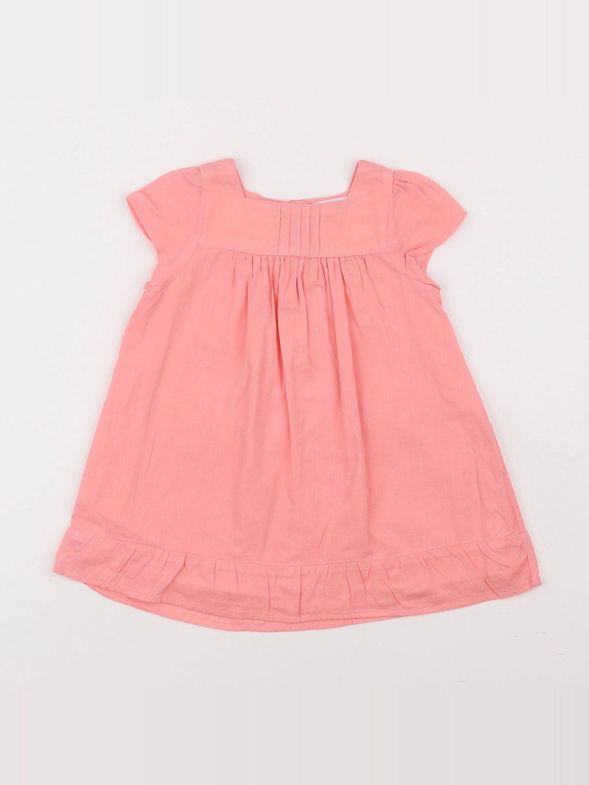 Cadet Rousselle - robe rose - 6 mois