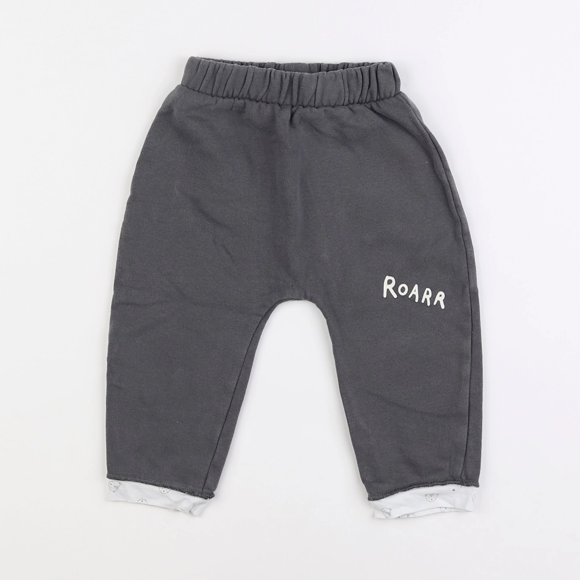 Vertbaudet - jogging gris - 12 mois