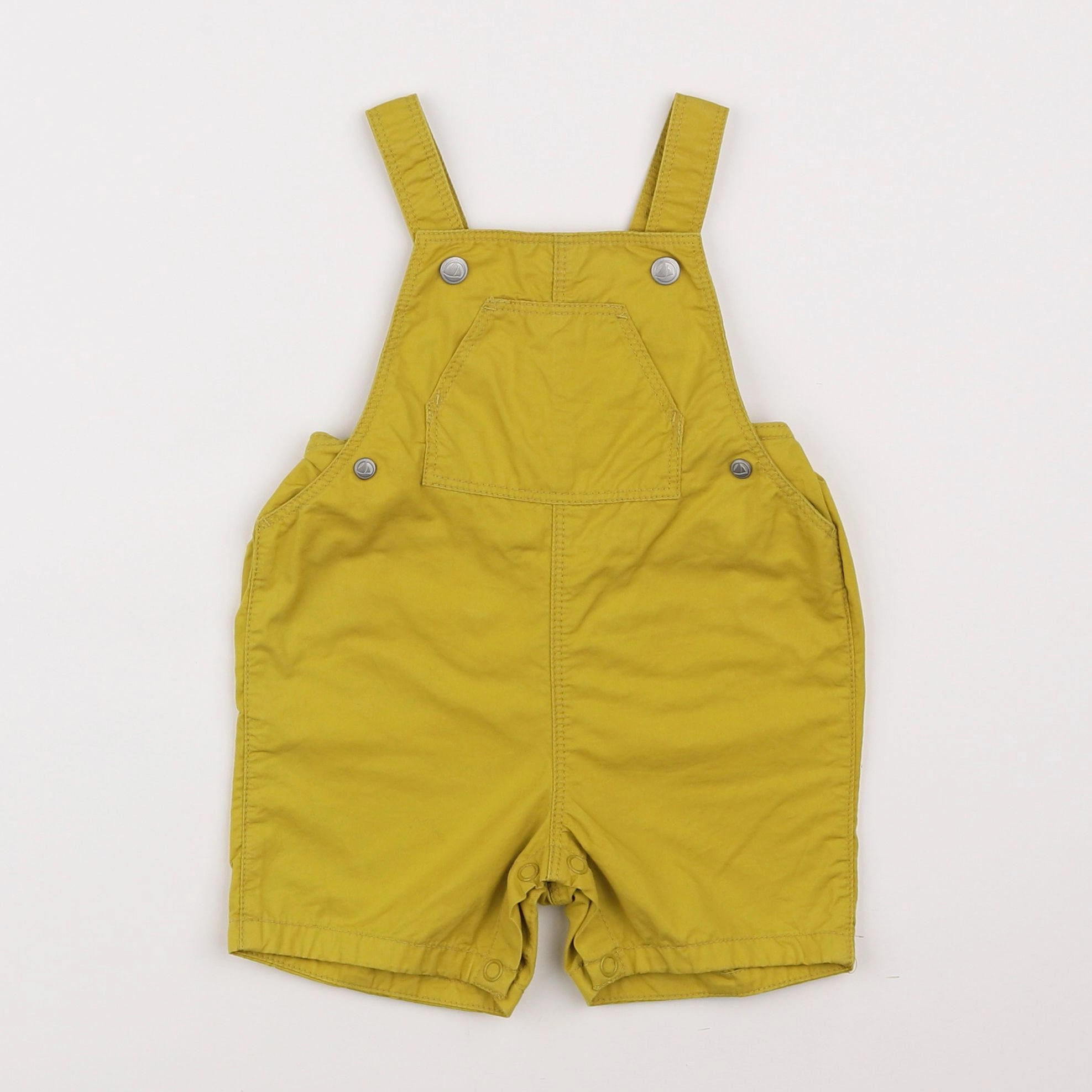 Petit Bateau - salopette jaune - 6 mois