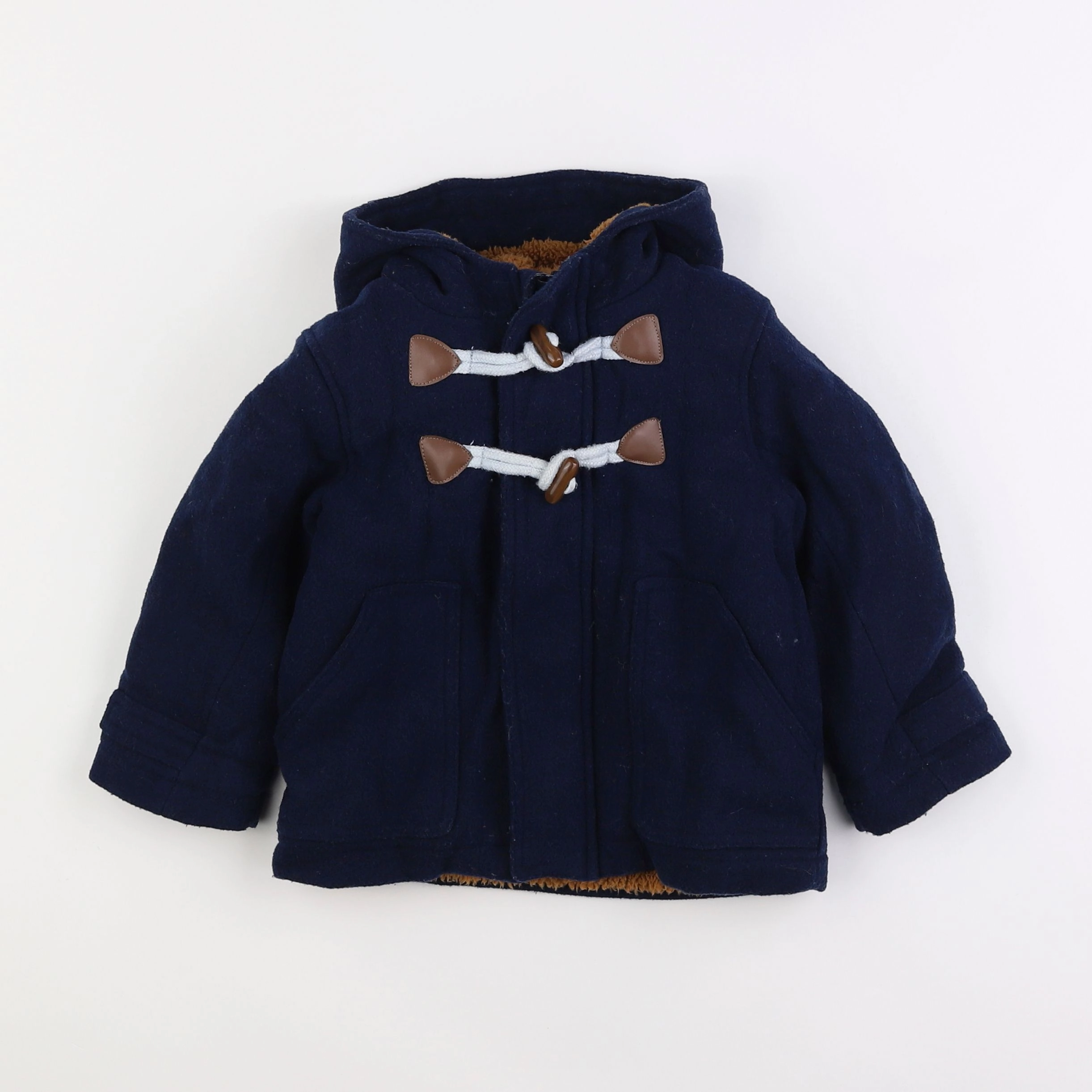 Vertbaudet - manteau bleu - 3 ans