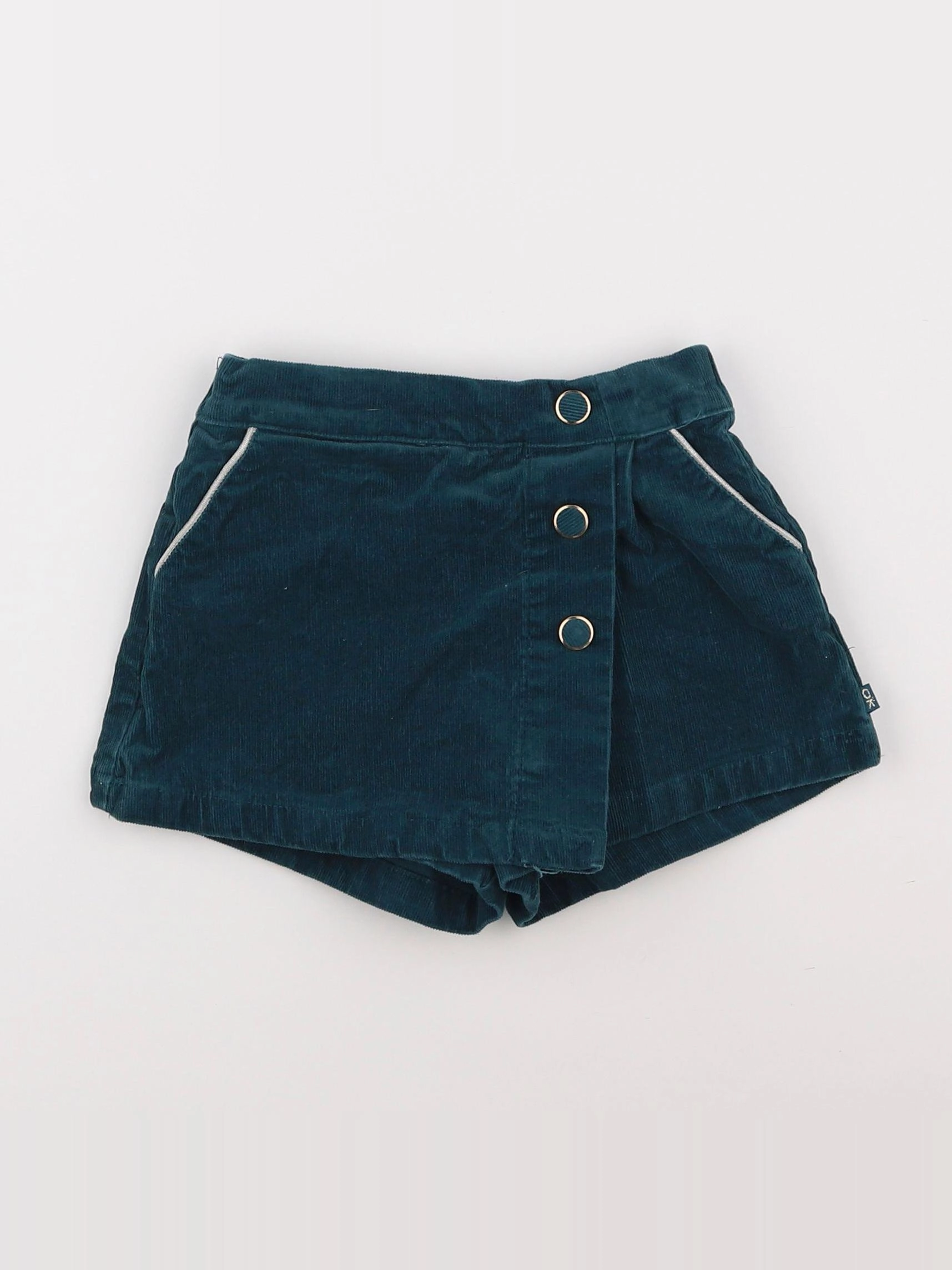 Okaidi - jupe short vert - 4 ans