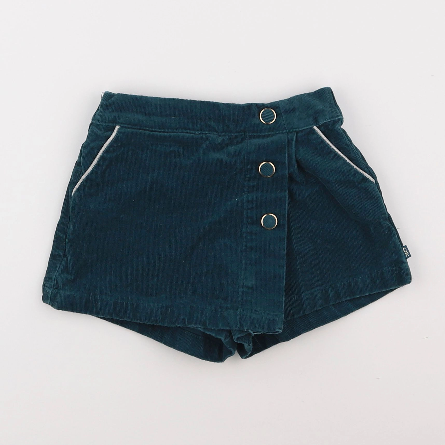Okaidi - jupe short vert - 4 ans