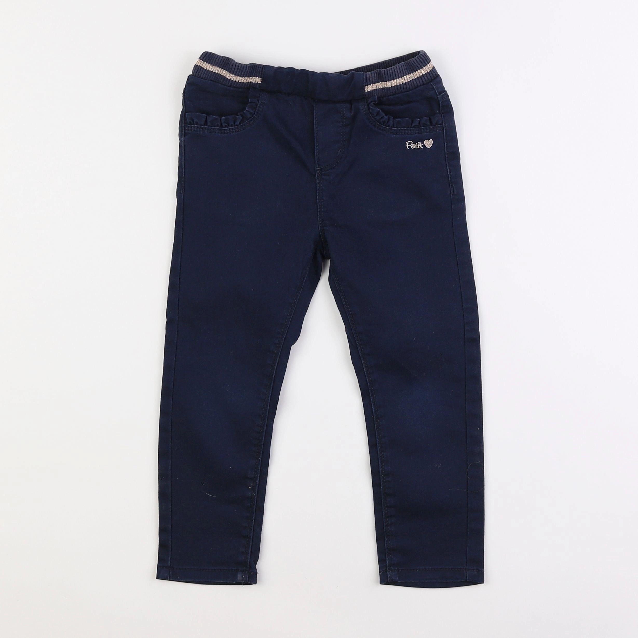 Vertbaudet - jegging bleu - 4 ans