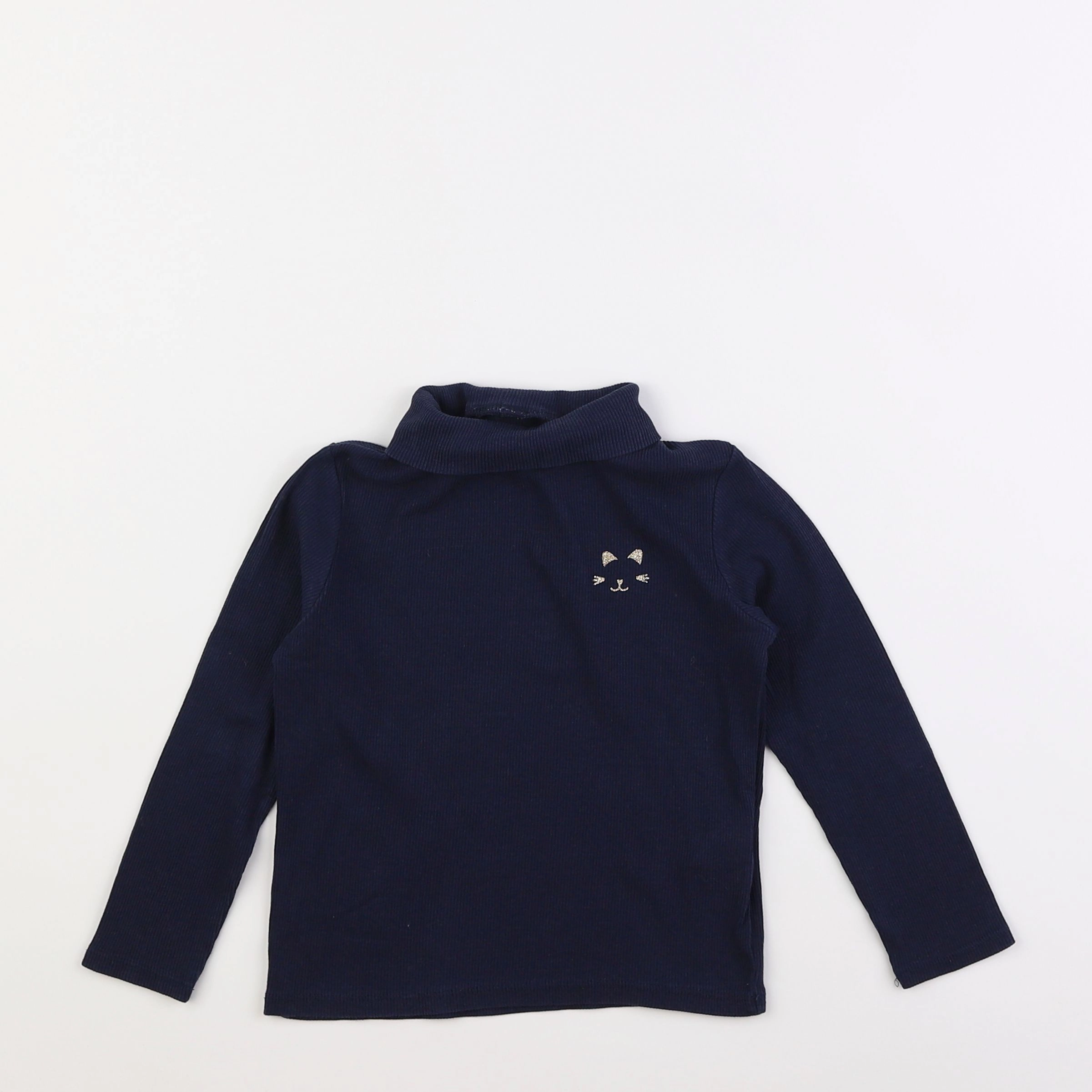 Vertbaudet - sous-pull bleu - 5 ans