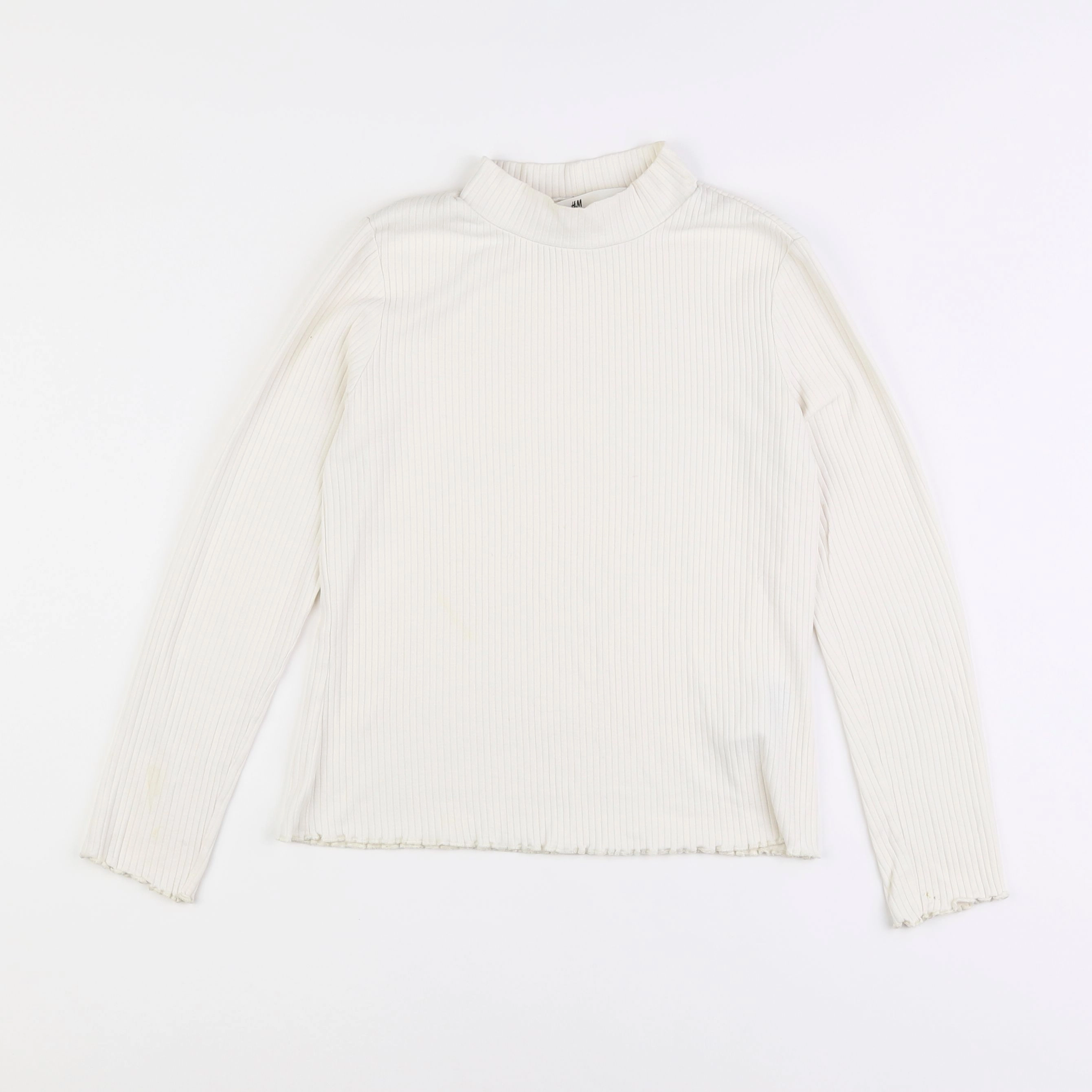 H&M - sous-pull blanc - 8/10 ans