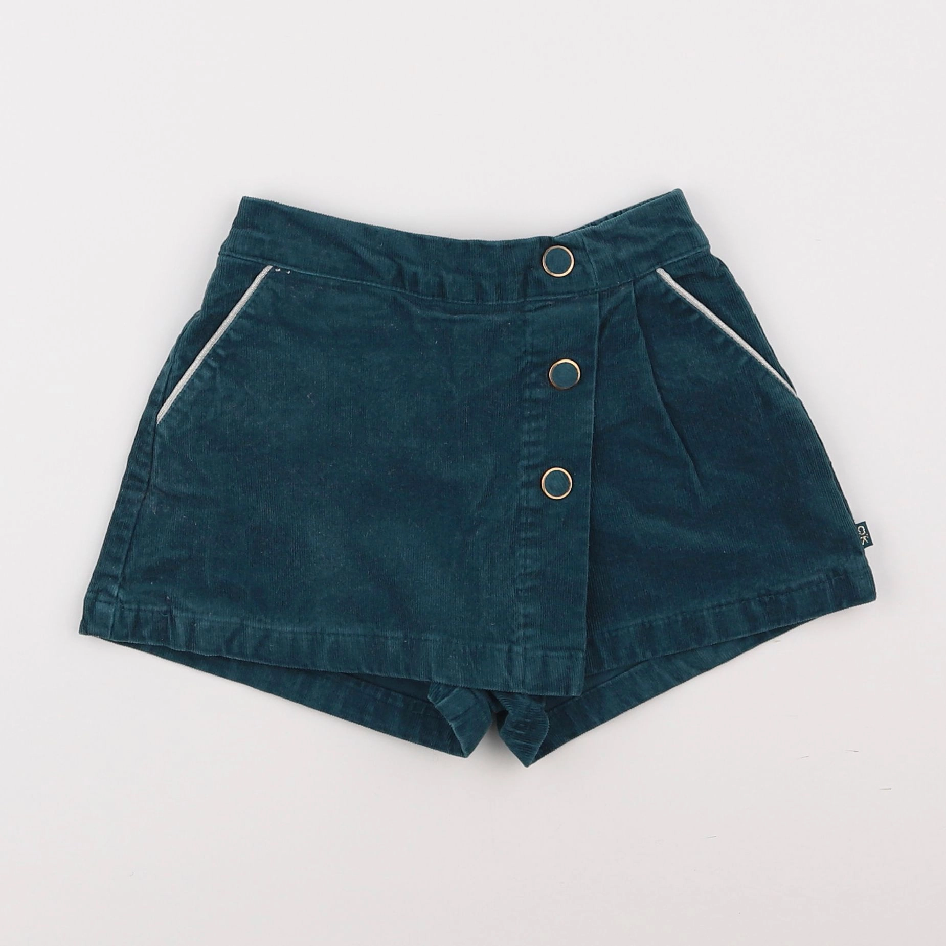 Okaidi - jupe short vert - 5 ans