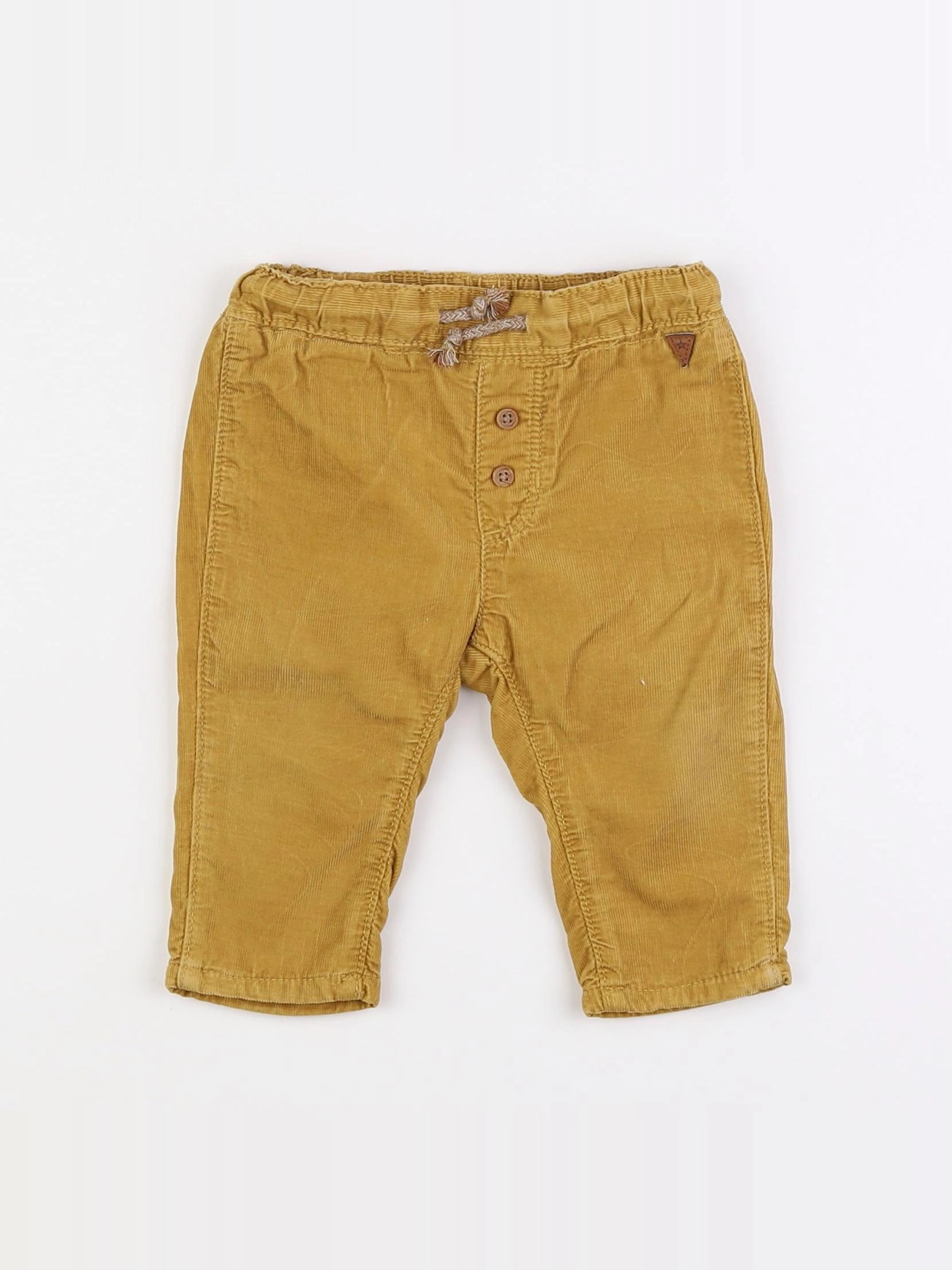 H&M - pantalon jaune - 6 mois