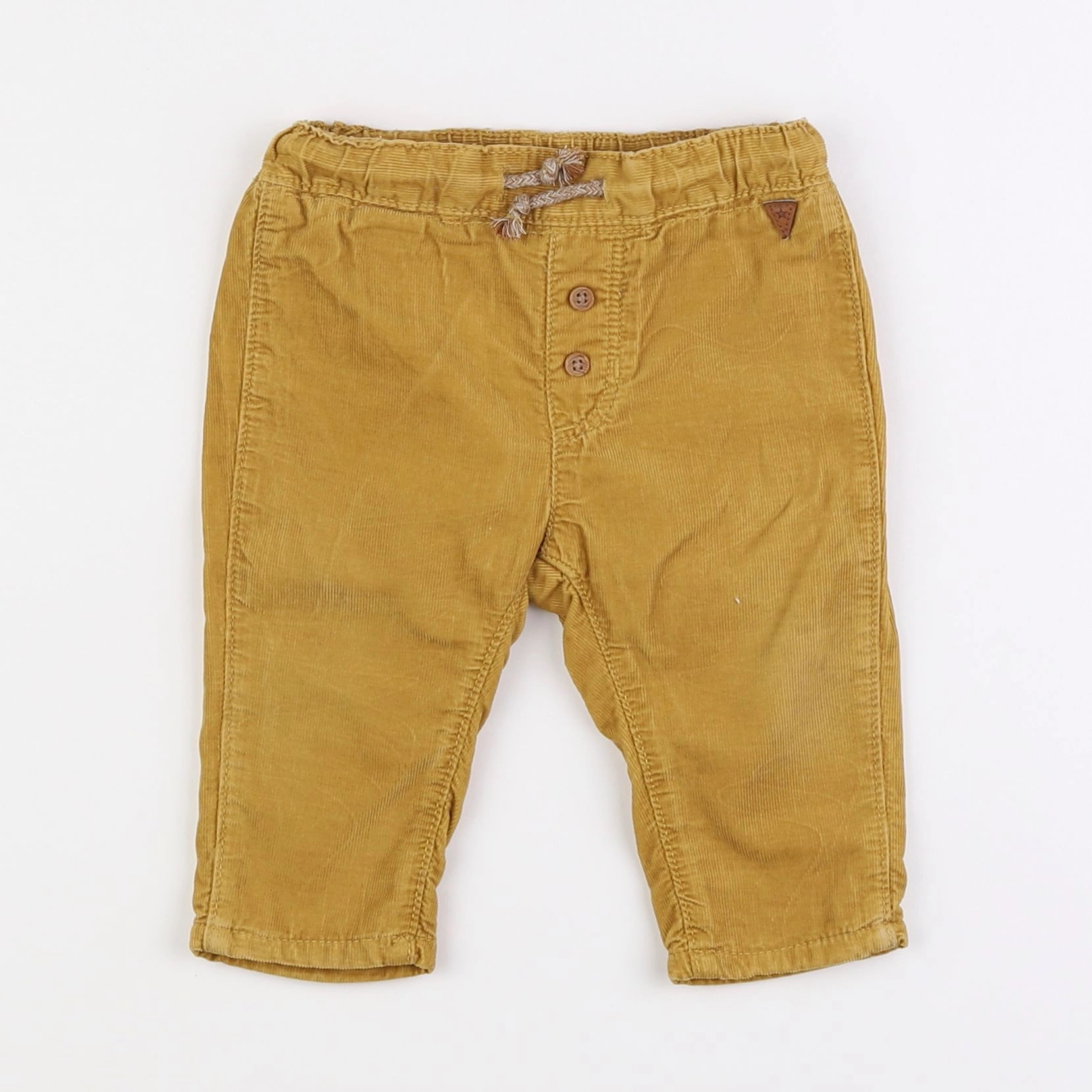 H&M - pantalon jaune - 6 mois
