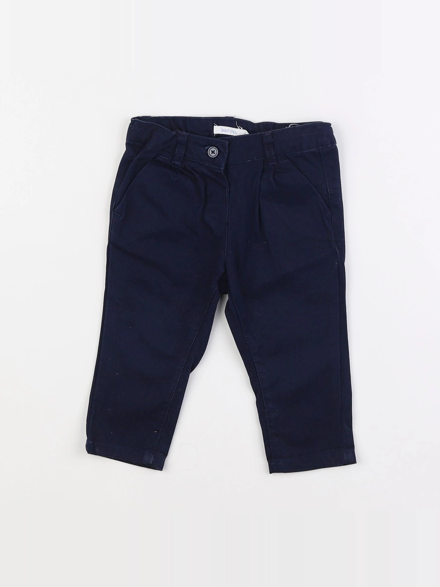 Boutchou - pantalon bleu - 6 mois