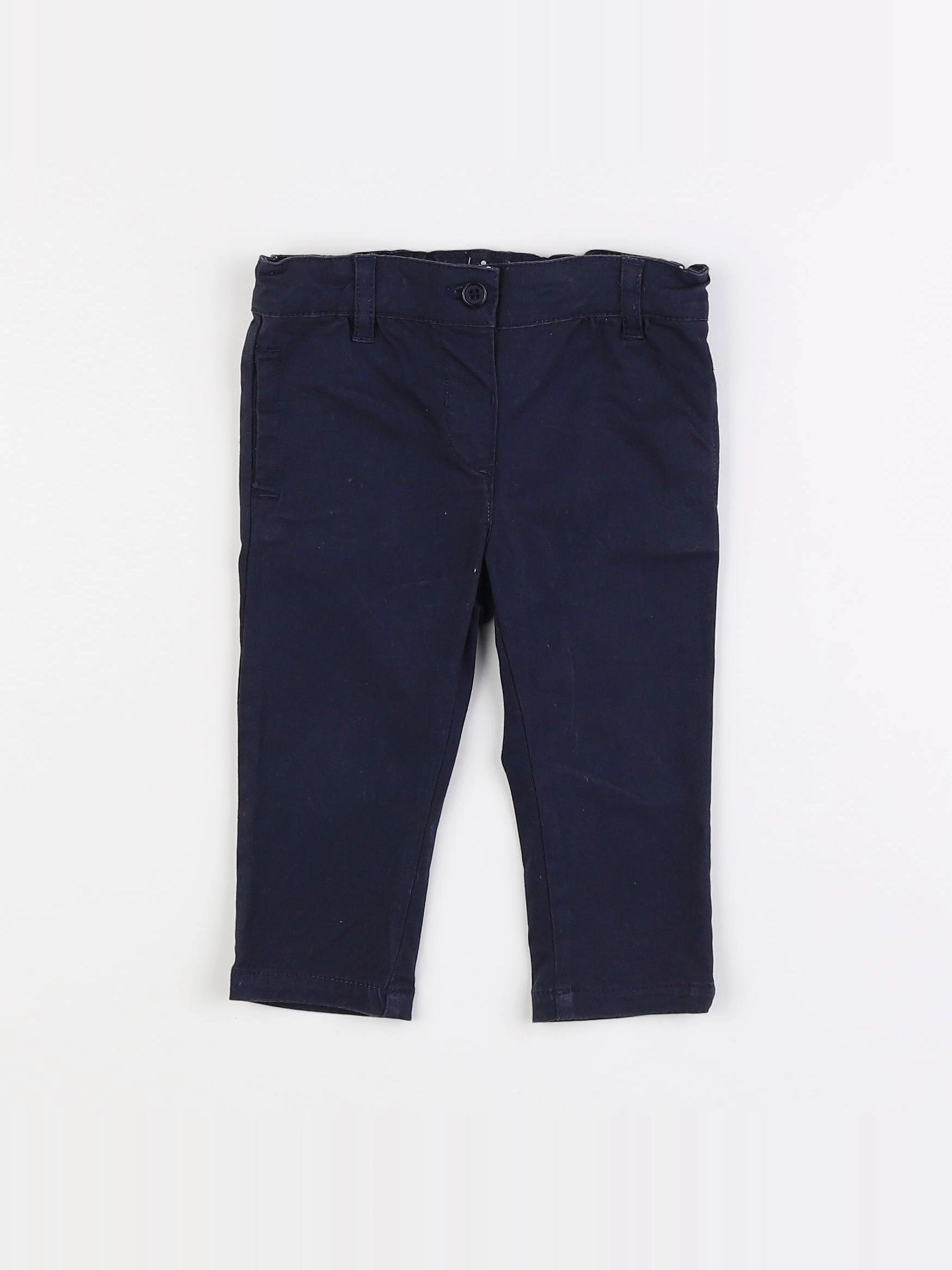 Boutchou - pantalon bleu - 6 mois