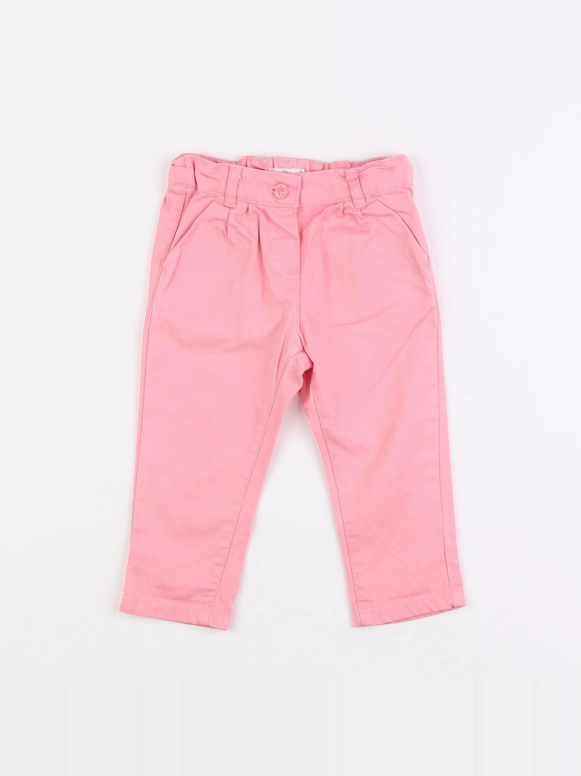 Boutchou - pantalon rose - 12 mois