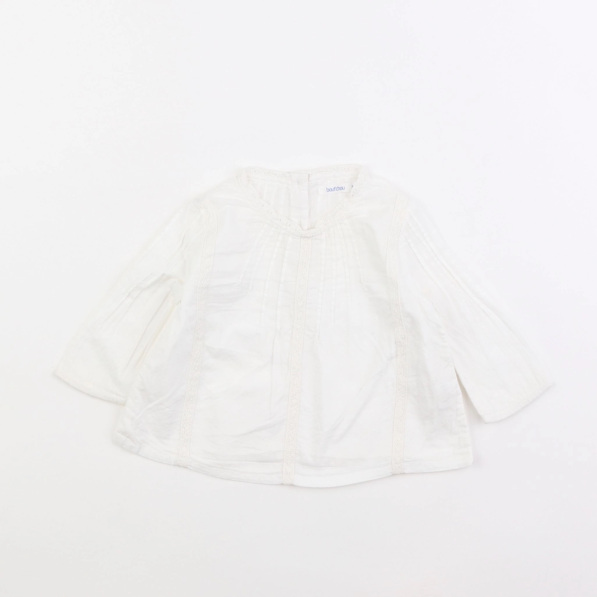 Boutchou - blouse blanc - 6 mois