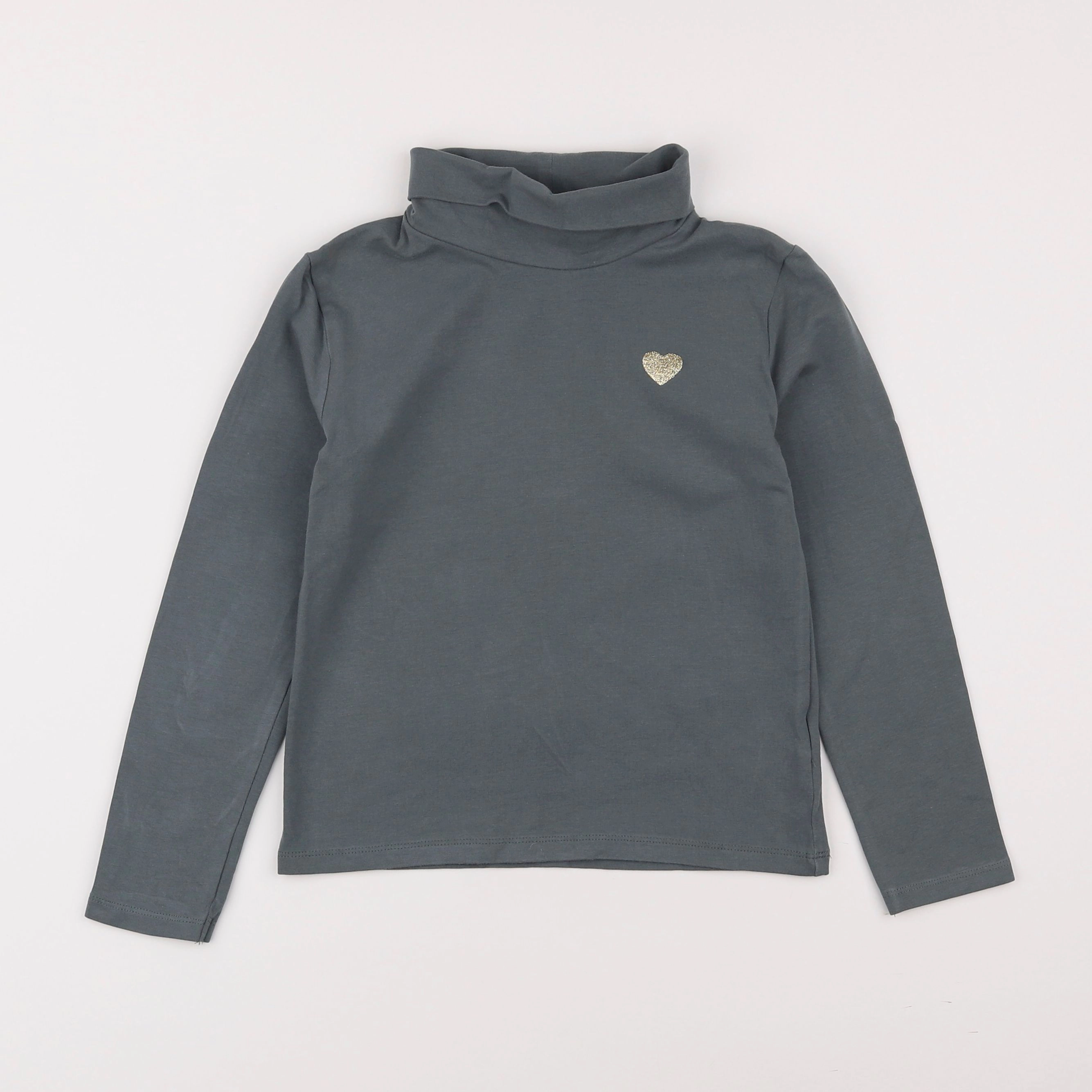Vertbaudet - sous-pull vert - 8 ans