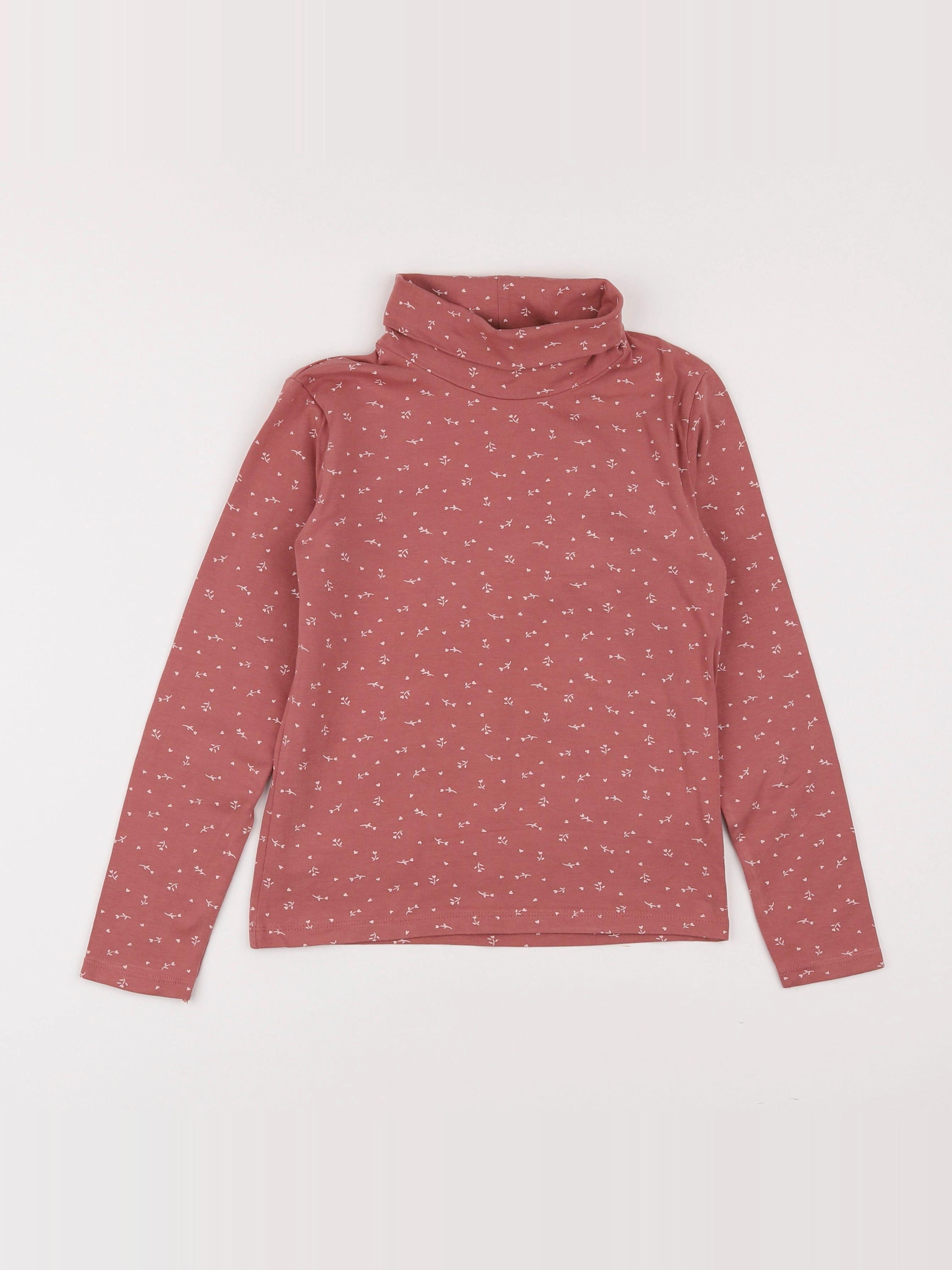 Vertbaudet - sous-pull rose - 8 ans
