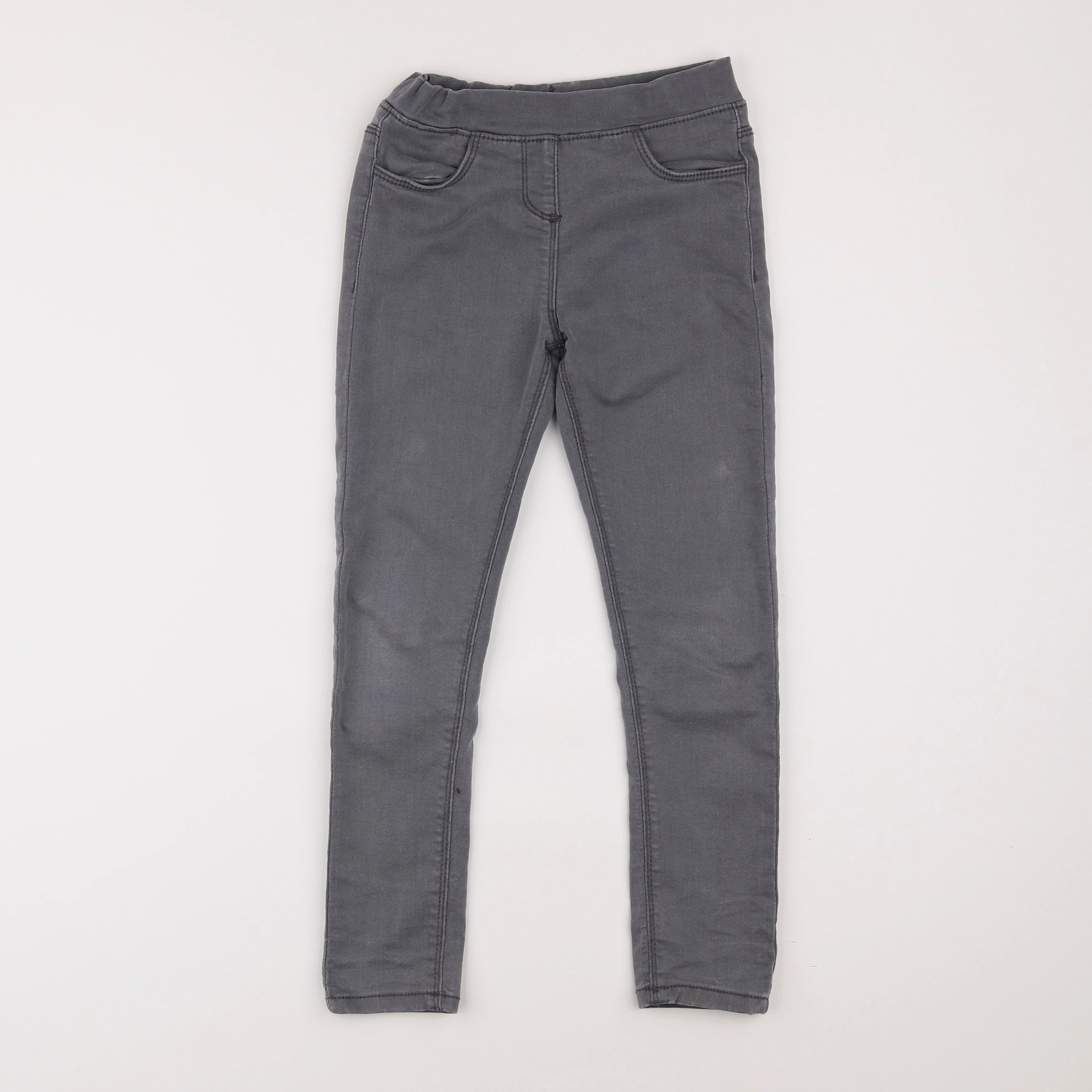 Vertbaudet - jegging gris - 8 ans